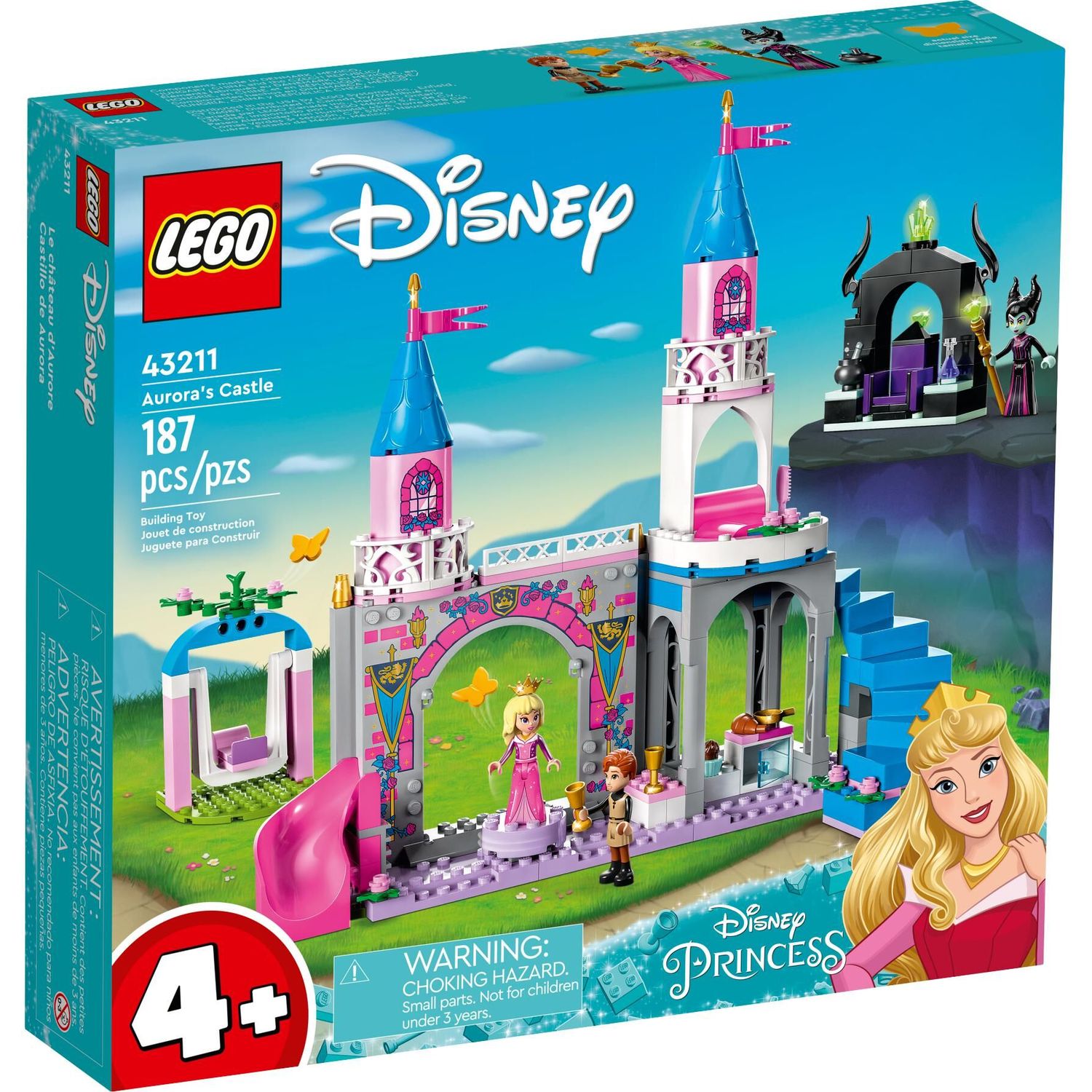 Конструктор LEGO Disney Princess Замок Авроры 43211 купить по цене 3499 ₽ в  интернет-магазине Детский мир