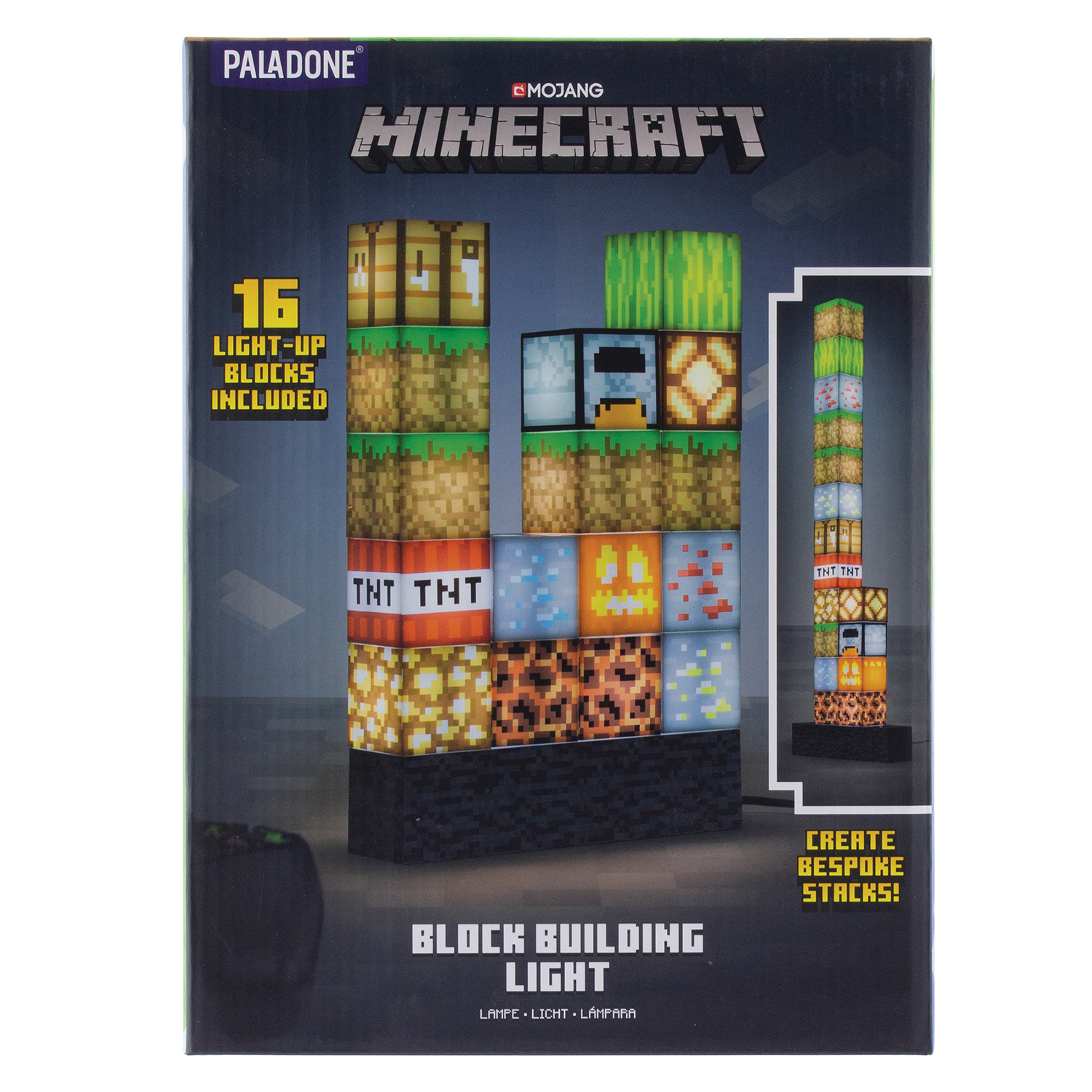 Светильник PALADONE Minecraft Block Building Light EU PP6596MCFEU - фото 3