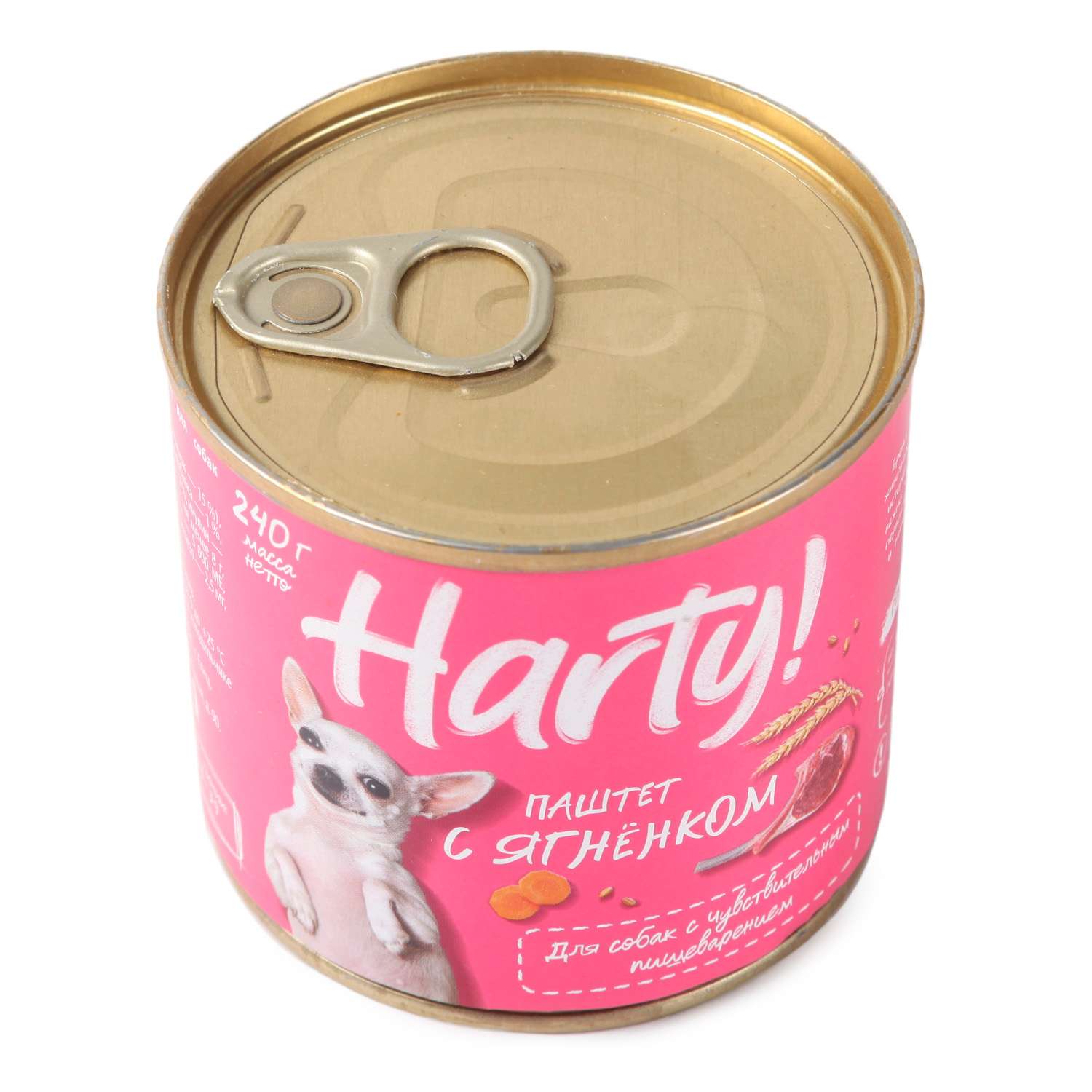 Корм Harty 240г для собак с чувствительным пищеварением паштет с ягненком - фото 2