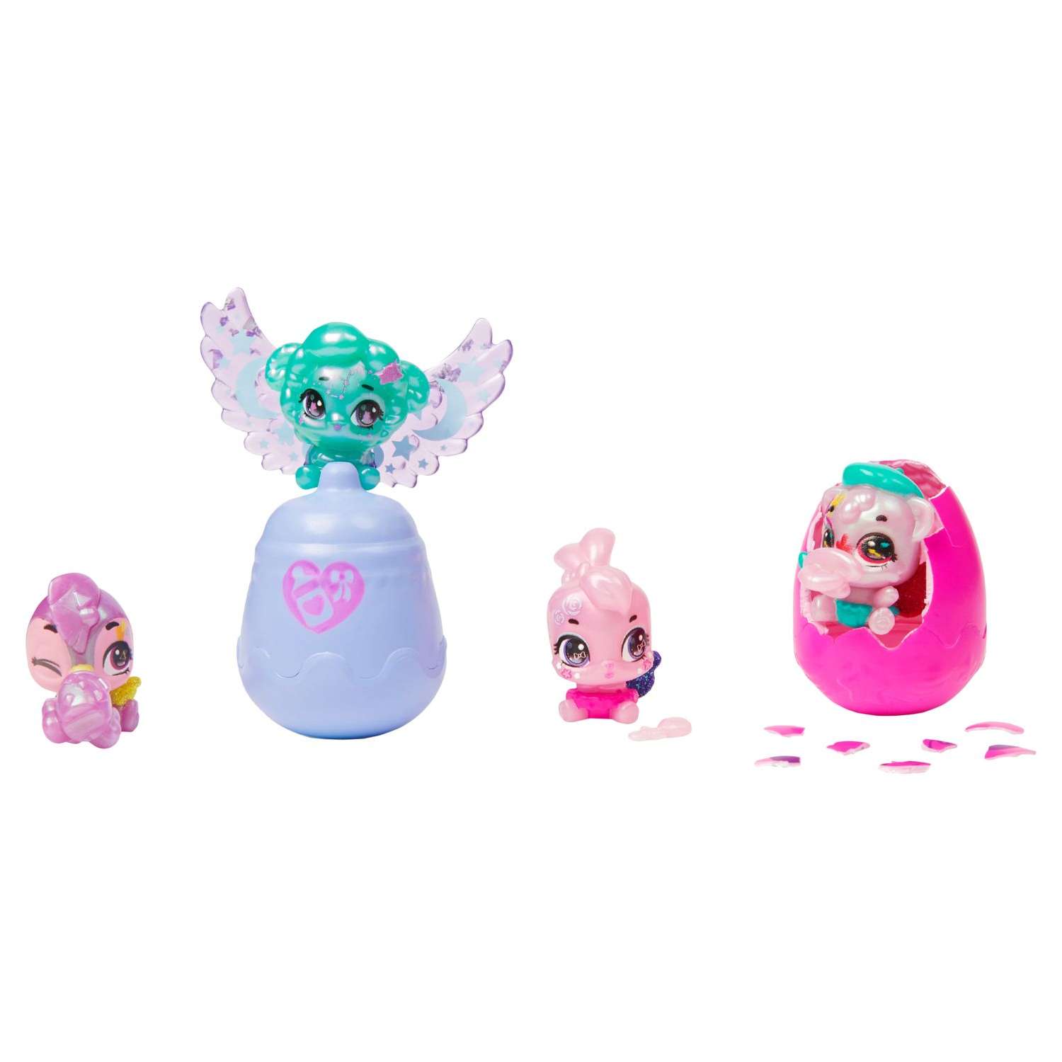 Набор фигурок Hatchimals S10 Блестящие малыши (Cюрприз) 4шт 6060650 - фото 6