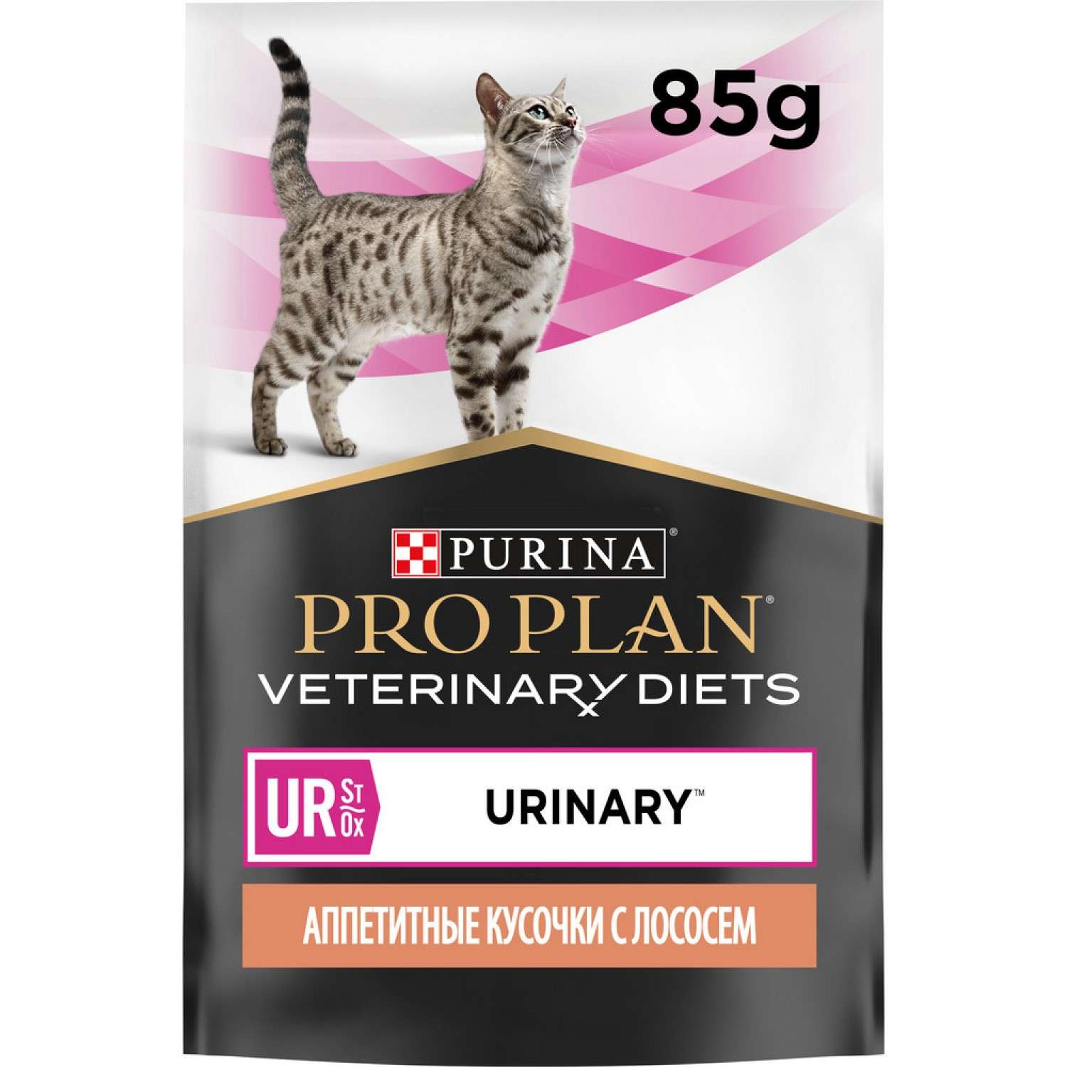 Корм для кошек Purina Pro Plan Veterinary diet 85г UR при болезни мочевой системы лосось - фото 10