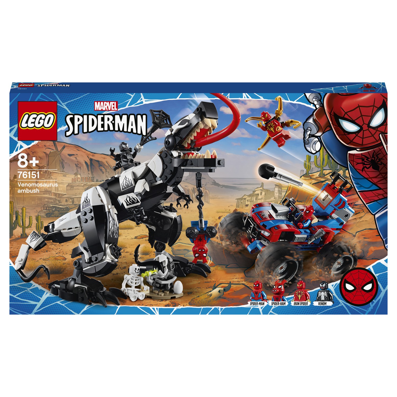 Конструктор LEGO Super Heroes Человек-Паук Засада на веномозавра 76151  купить по цене 8989 ₽ в интернет-магазине Детский мир