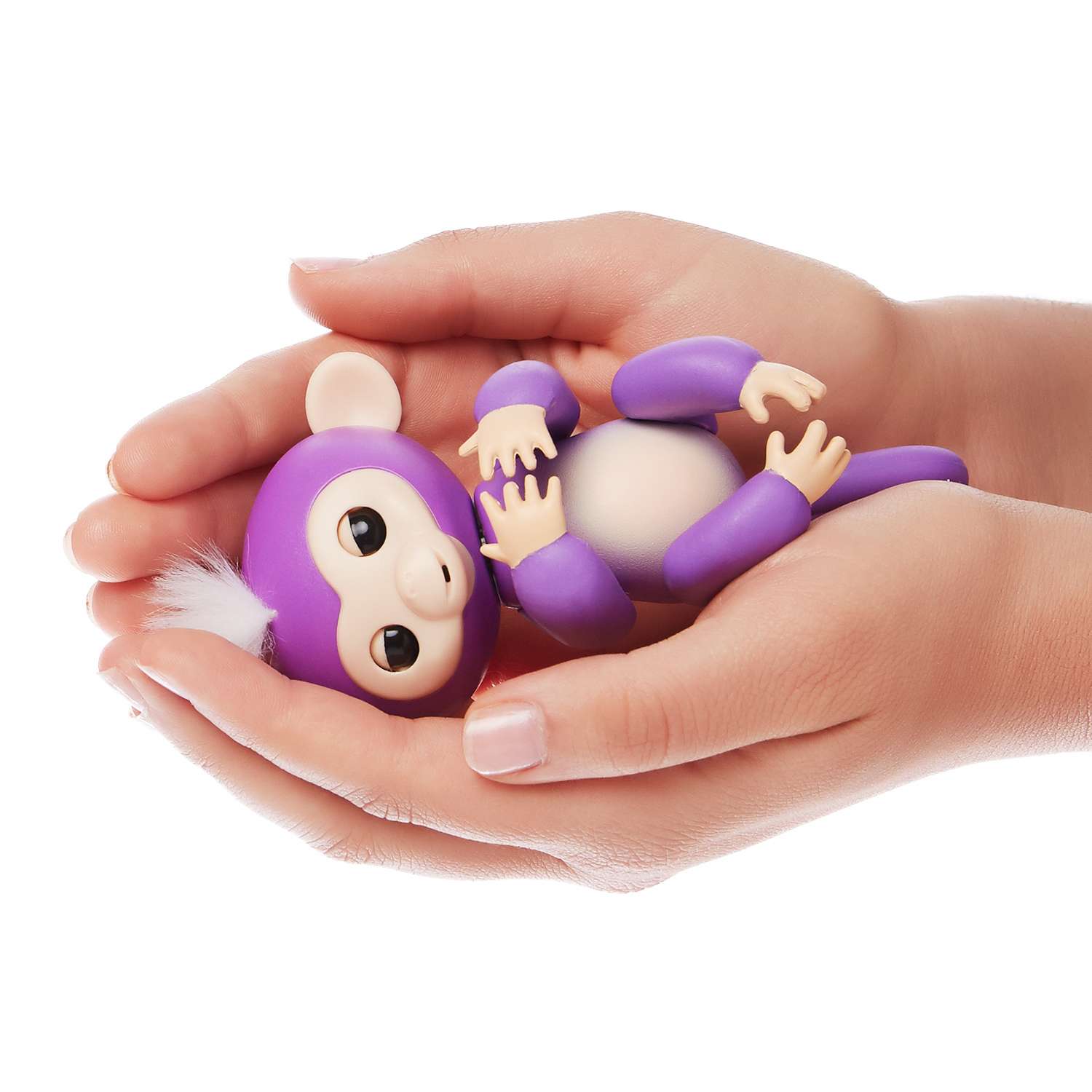 Обезьянка Fingerlings интерактивная Мия Фиолетовая - фото 8