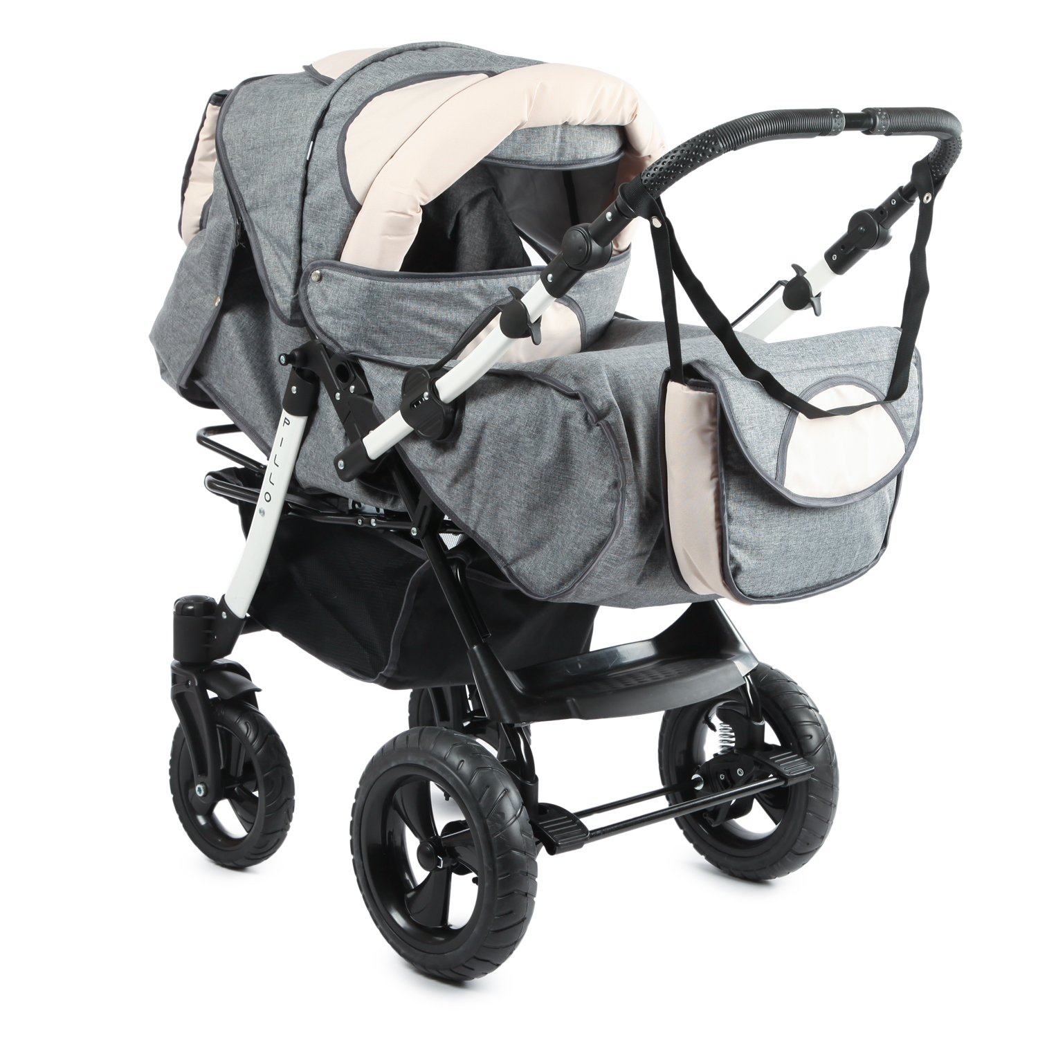 Коляска-трансформер Babyton Pillo OX Grey-Beige купить по цене 13289 ₽ в  интернет-магазине Детский мир