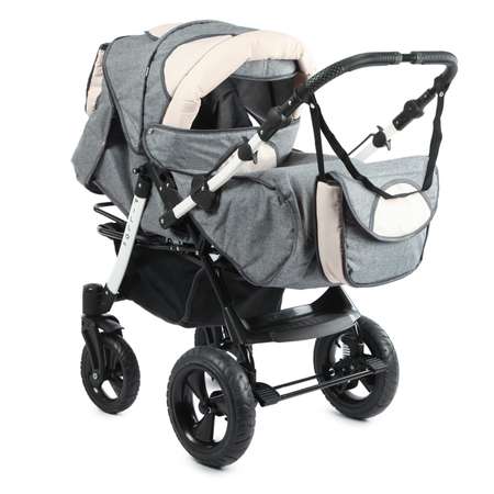 Коляска трансформер Babyton Pillo Grey-Beige