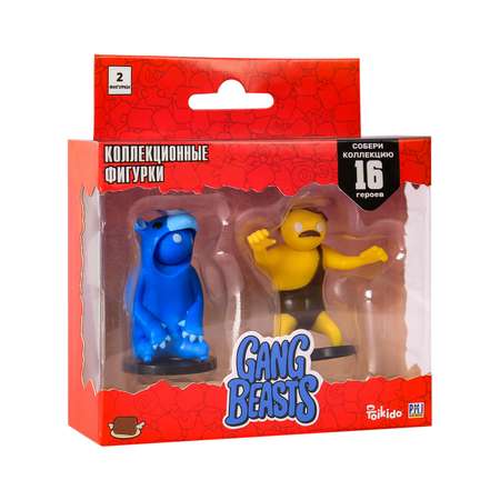 Набор игровой PMI Gang Beasts фигурка 2 шт.Синий и Желтый GB2015-C