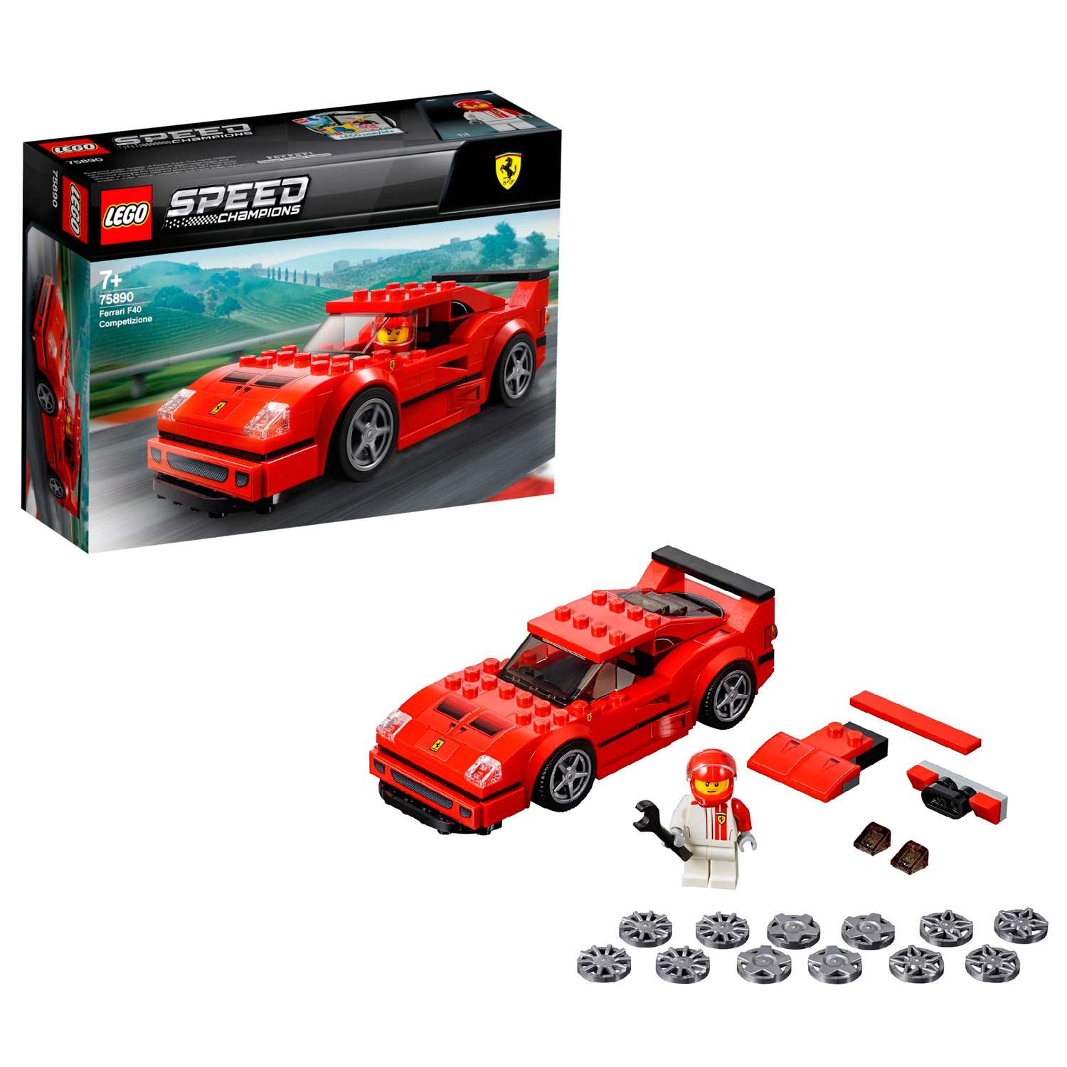 Конструктор детский LEGO Speed Champions Автомобиль F40 75890 - фото 1