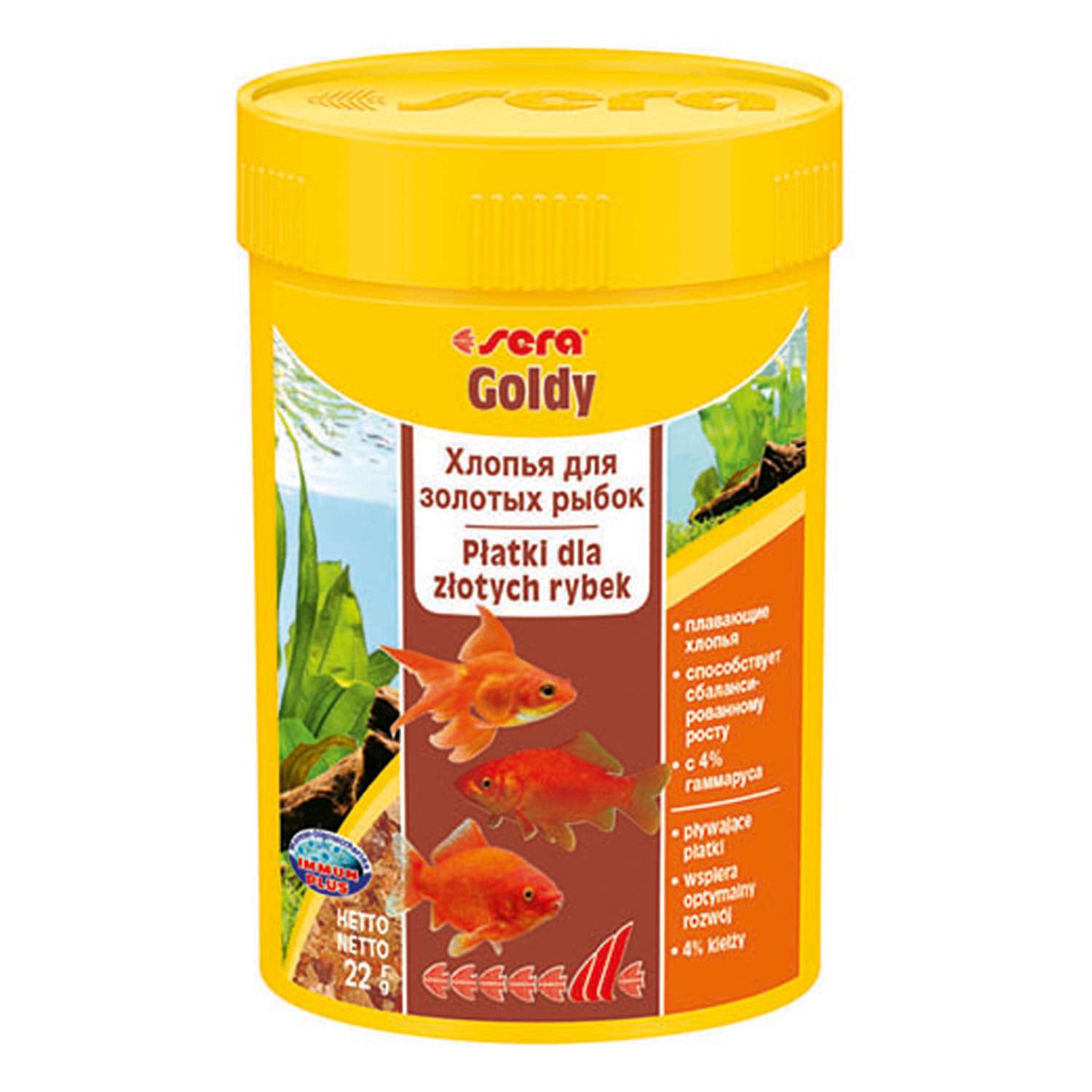 Корм для золотых рыб Sera Goldy хлопья 22г - фото 1