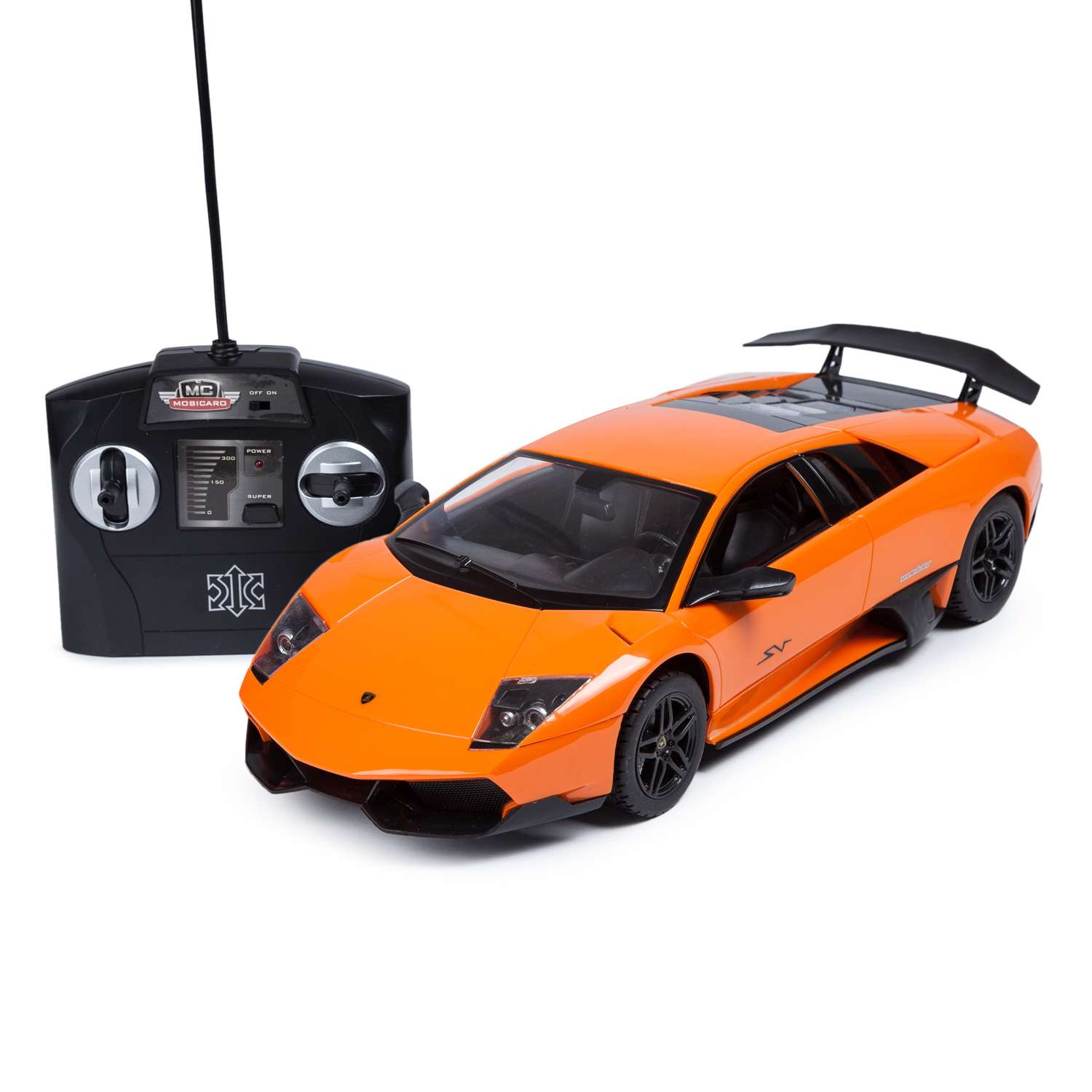 Машинка на радиоуправлении Mobicaro Lamborghini LP670 1:14 34 см Оранжевая - фото 1