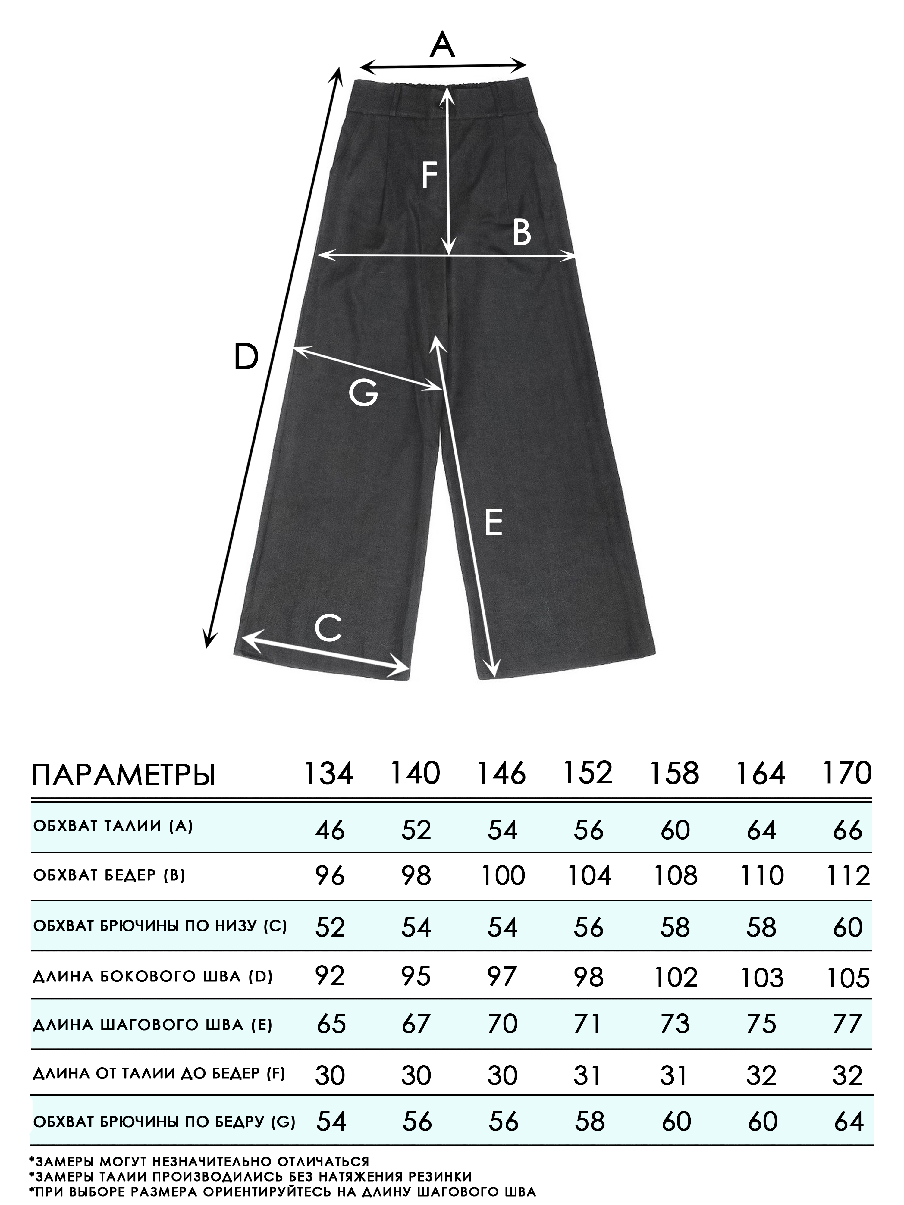 Брюки СИНЯЯ МОДА W501A-G39 - фото 2