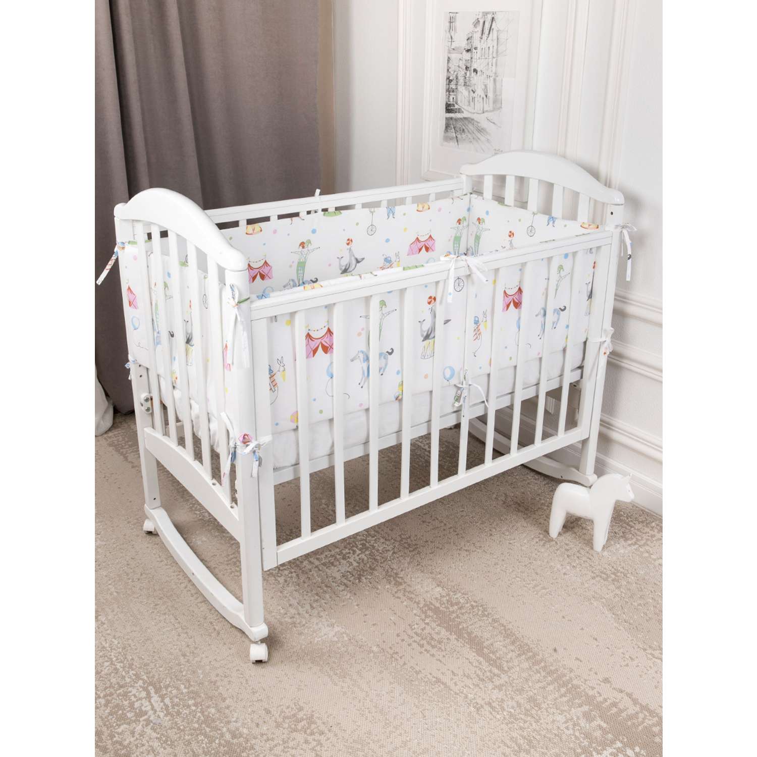 Борт в кроватку Baby Nice для новорожденных - фото 1