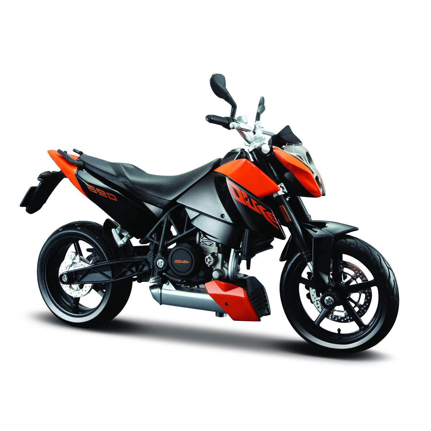 Мотоцикл MAISTO 1:12 Ktm 690 Duke Черный-Оранжевый 20-09265 20-09265 - фото 1