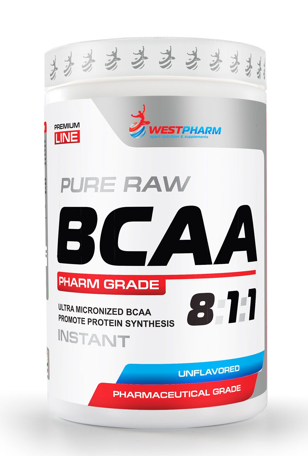 БЦАА WESTPHARM BCAA 8:1:1 Безвкусный 400 гр 80 порций - фото 1