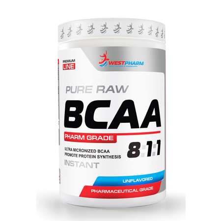 БЦАА WESTPHARM BCAA 8:1:1 Безвкусный 400 гр 80 порций