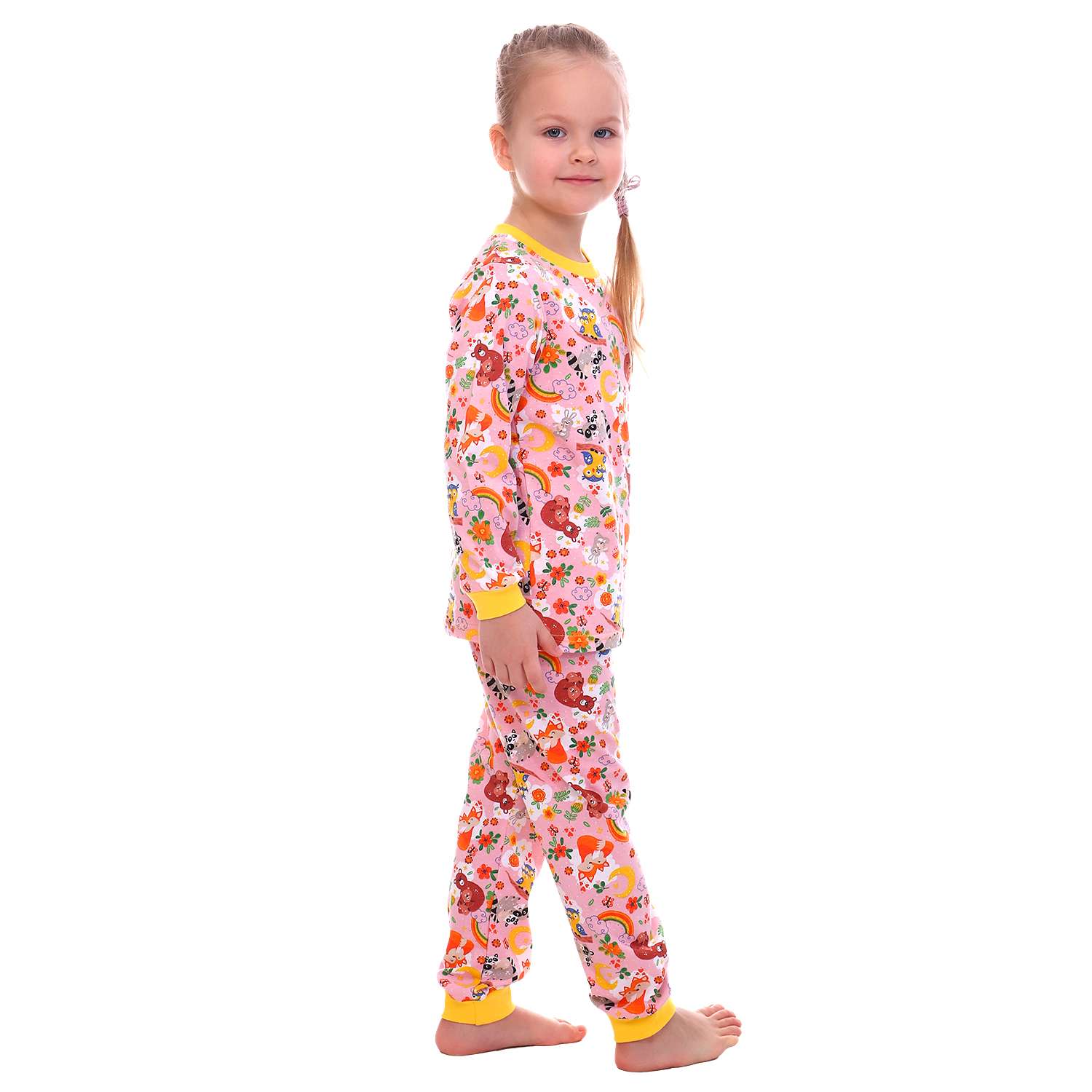 Пижама Детская Одежда 0411КД1/розовый4 - фото 2