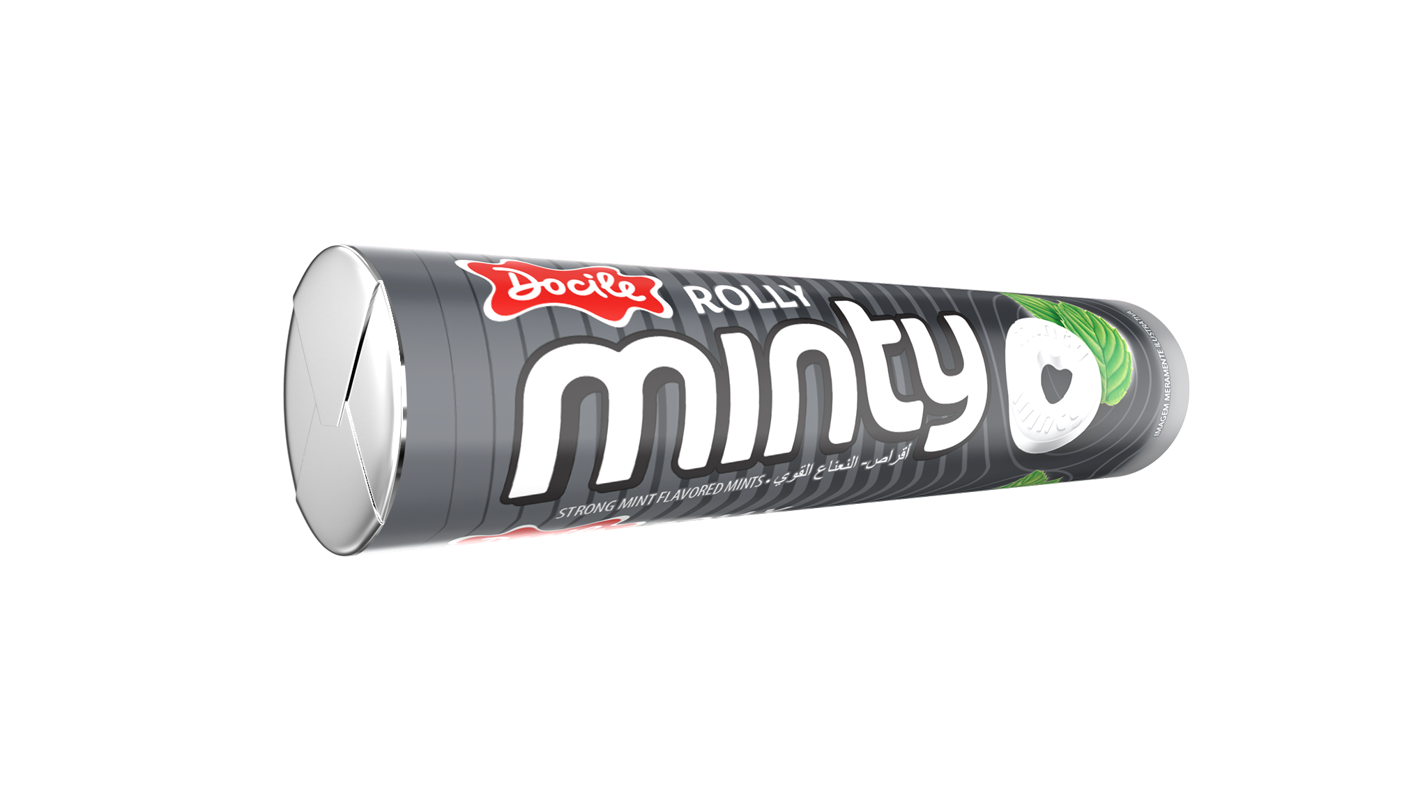 Конфеты Docile Rolly minty extra strong Мята стронг 29г - фото 1