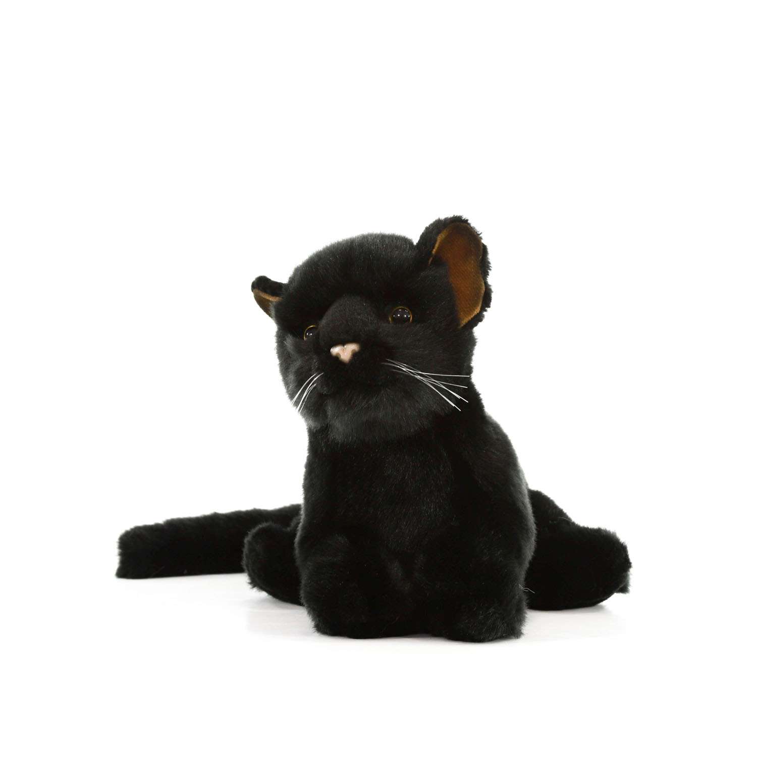 Реалистичная мягкая игрушка Hansa Детеныш черной пантеры 26 см - фото 2
