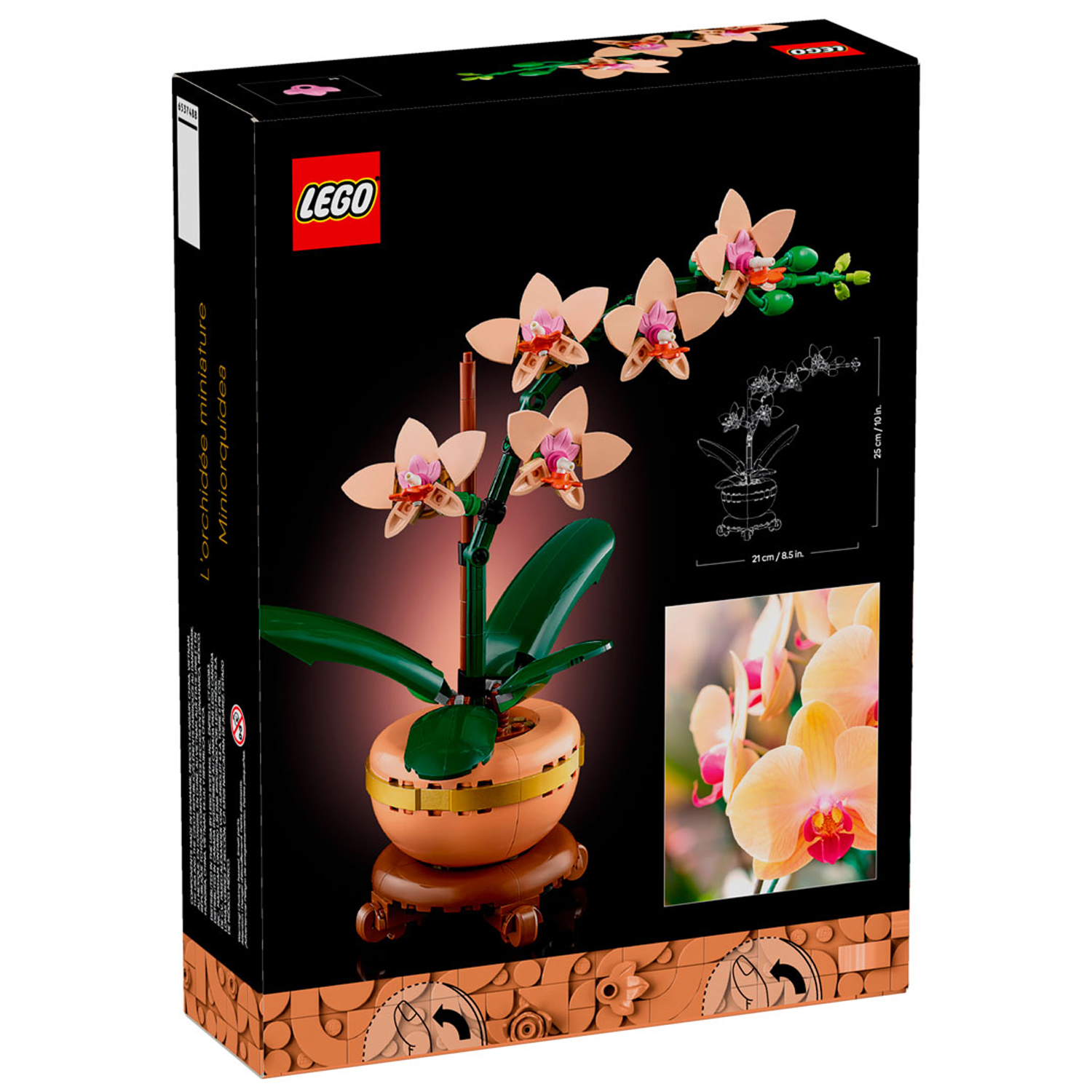 Конструктор детский LEGO Botanical Collection Орхидея Мини - фото 3