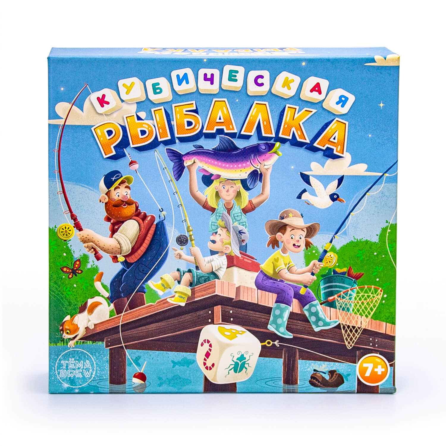 Игра настольная ND PLAY Кубическая рыбалка 294023 купить по цене 1199 ₽ в  интернет-магазине Детский мир