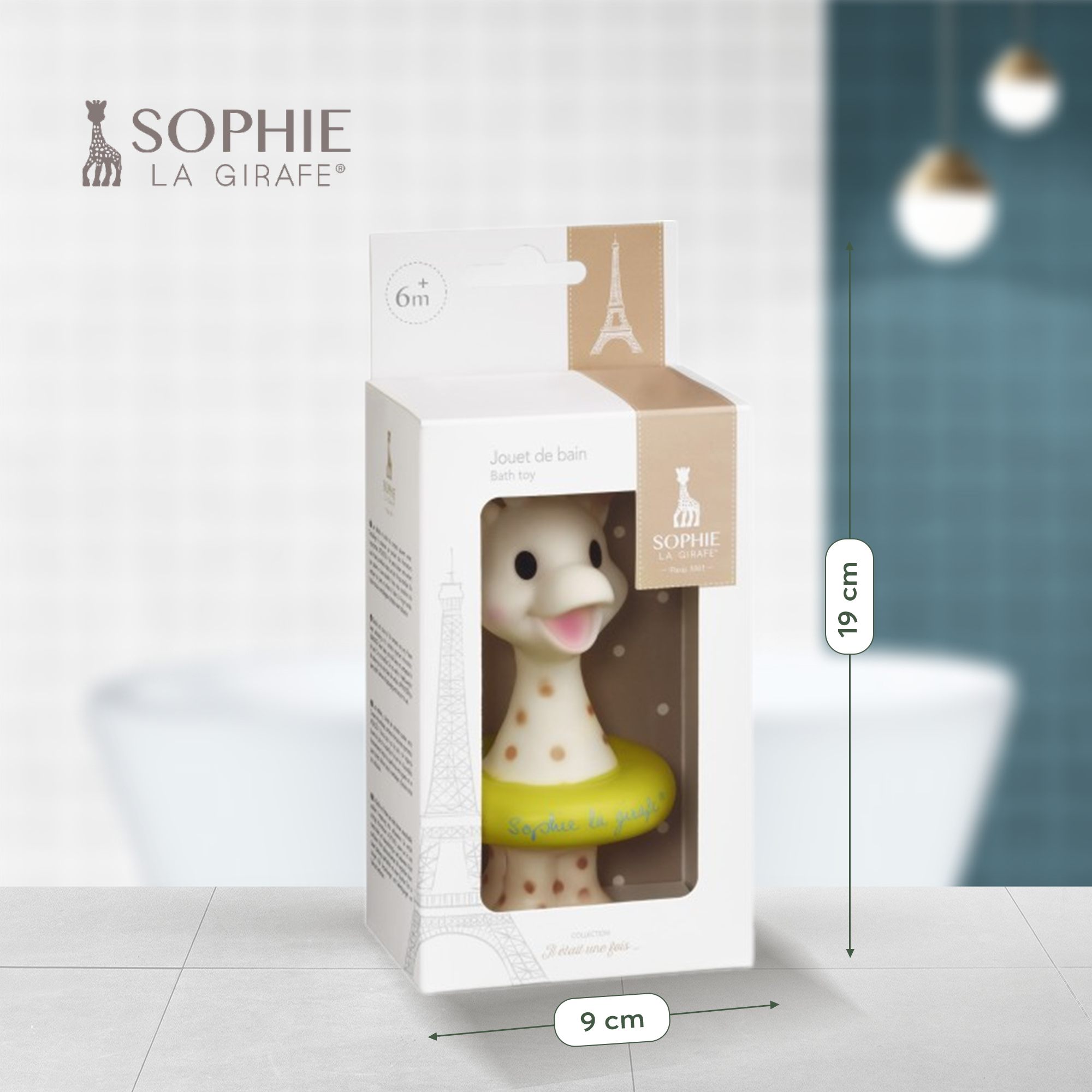 Игрушка для ванны Sophie la girafe Жирафик Софи прорезыватель с охлаждающим эффектом 523400 - фото 3