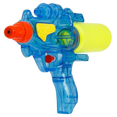 Водяной пистолет Аквамания 1TOY детское игрушечное оружие для мальчиков и девочек игрушки для улицы и ванны голубой