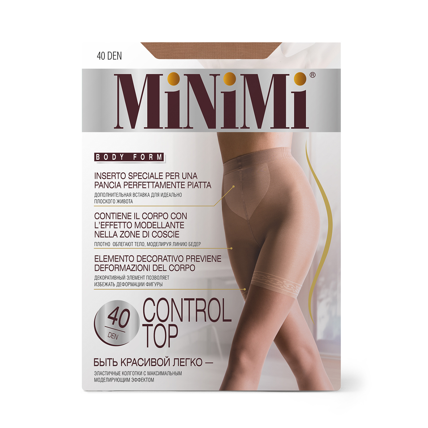 Колготки MiNiMi Mini CONTROL TOP 40/140 (утяжка- шорты) Daino - фото 1