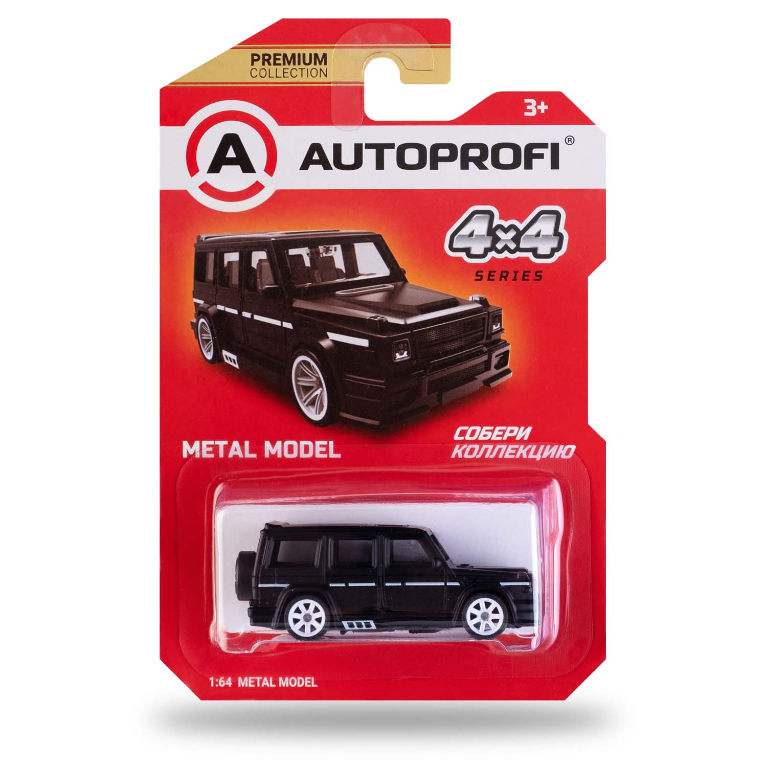 Машинка коллекционная 1:64 Autoprofi Premium серии 4*4 CAR-PREMIUM-07-4X4 в ассортименте CAR-PREMIUM-07-4X4 - фото 4