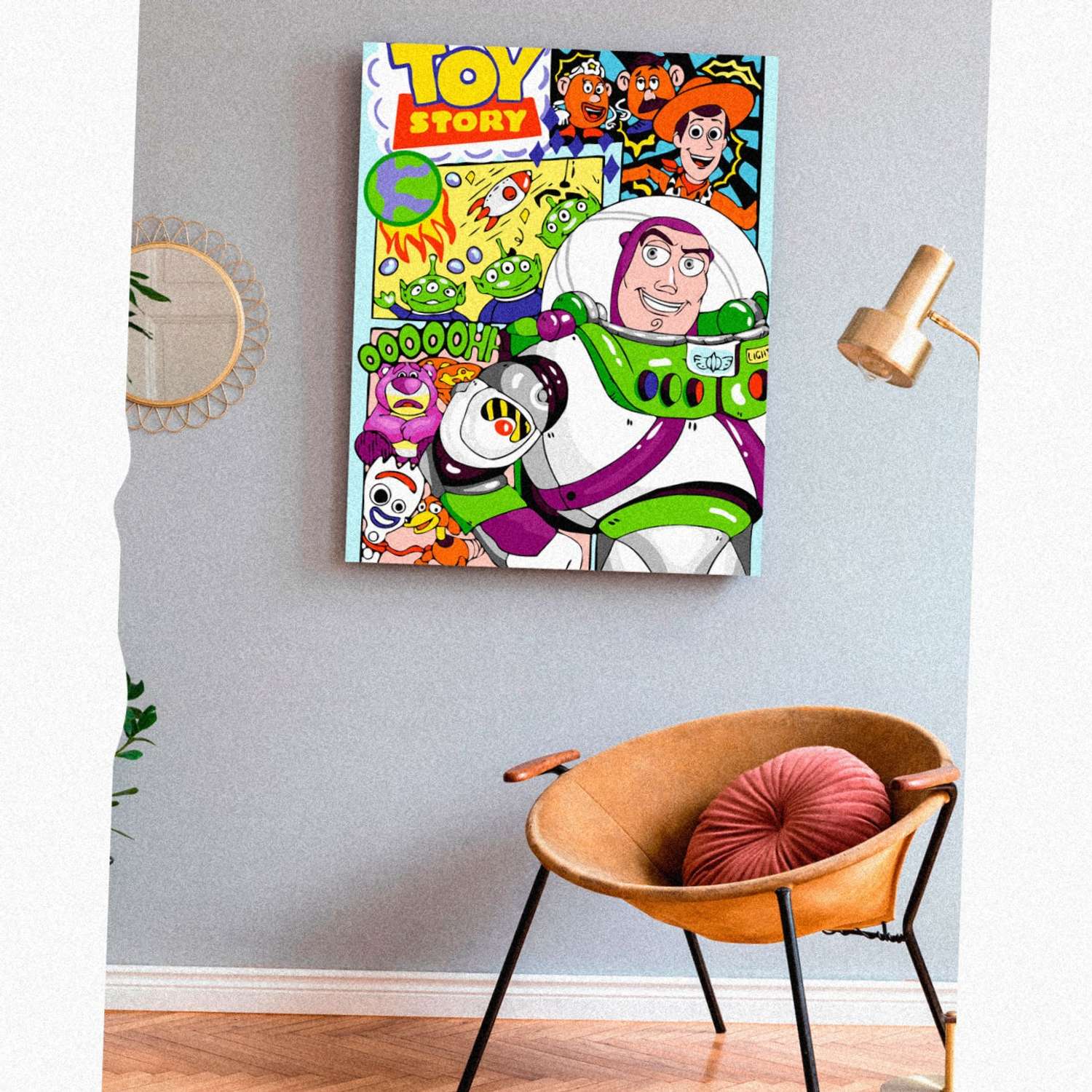 Картина по номерам Art on Canvas История Игрушек холст на подрамнике 40х50 см - фото 3