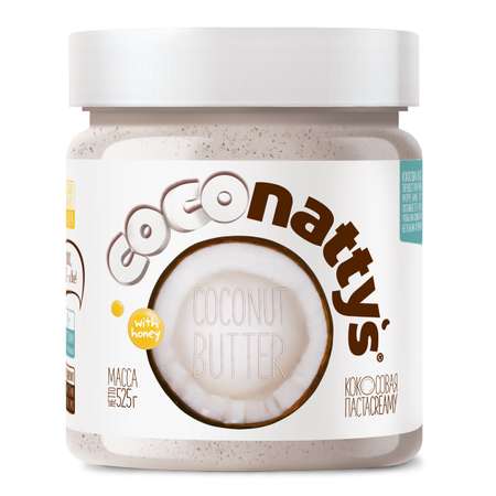 Паста кокосовая Nattys Coconattys с мёдом 525 г