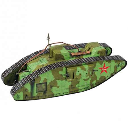 Сборная модель Умная бумага Бронетехника Танк Mark-V русская армия 364-2