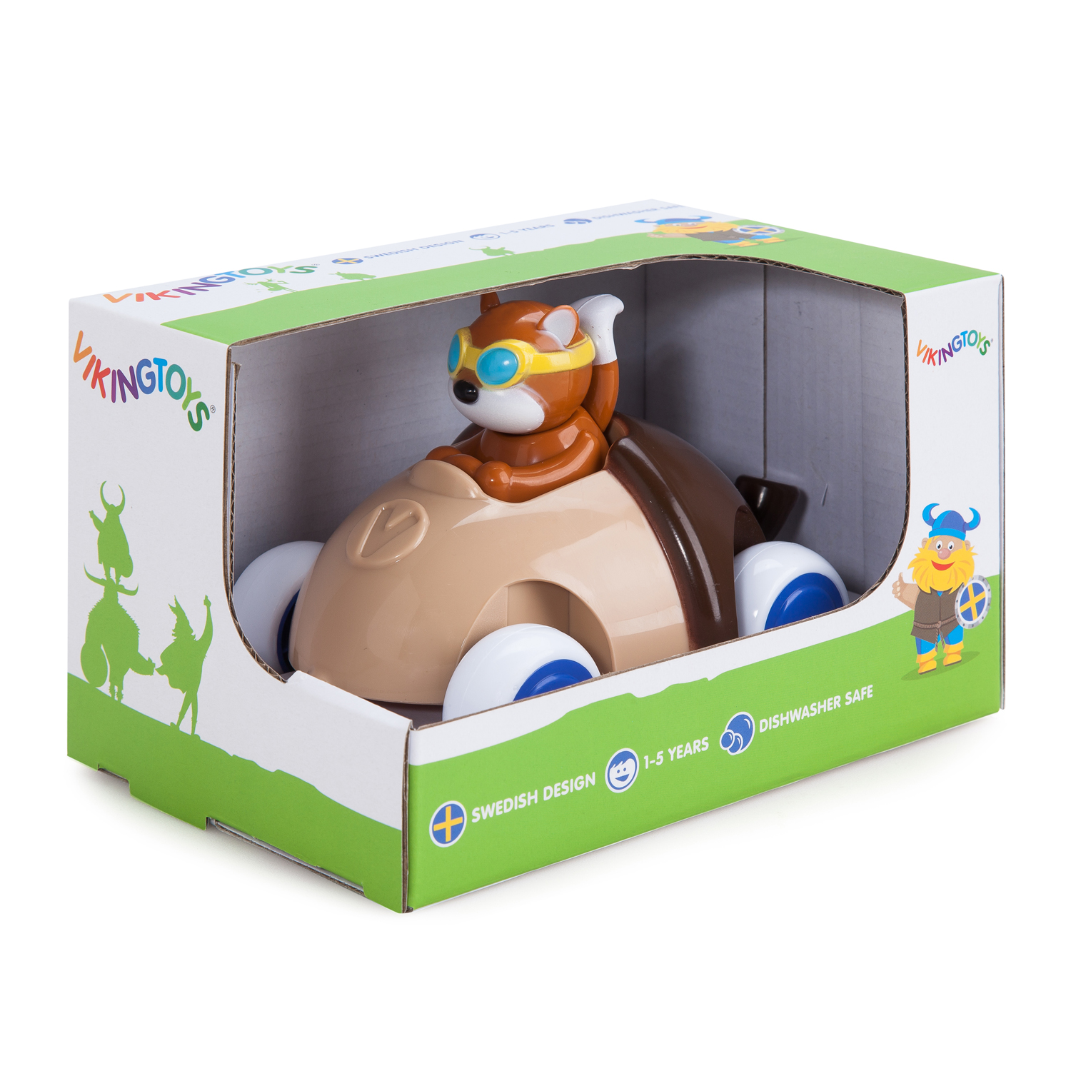 Игровой набор VIKING TOYS Машинка 14см с Белочкой в подарочной упаковке - фото 2