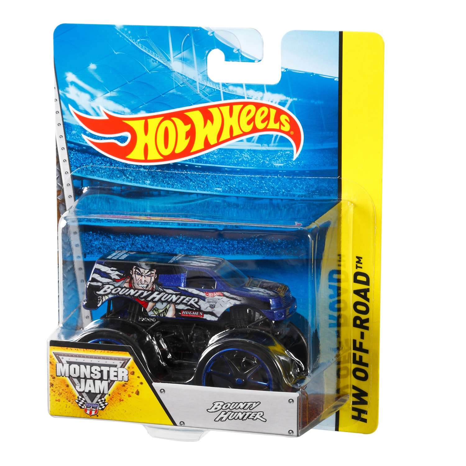 Машинка Hot Wheels Monster Jam Bounty Hunter 1:64 (BHP53) BHP37 - фото 1