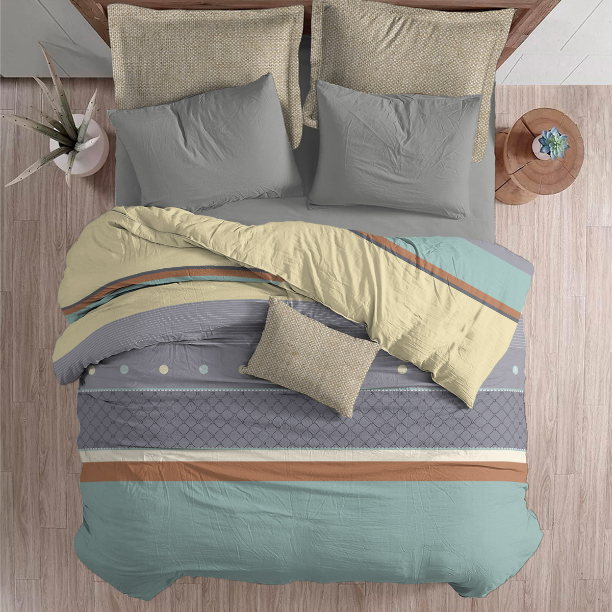 Комплект постельного белья Bravo Грег 2-спальный макси наволочки 70х70 - фото 1
