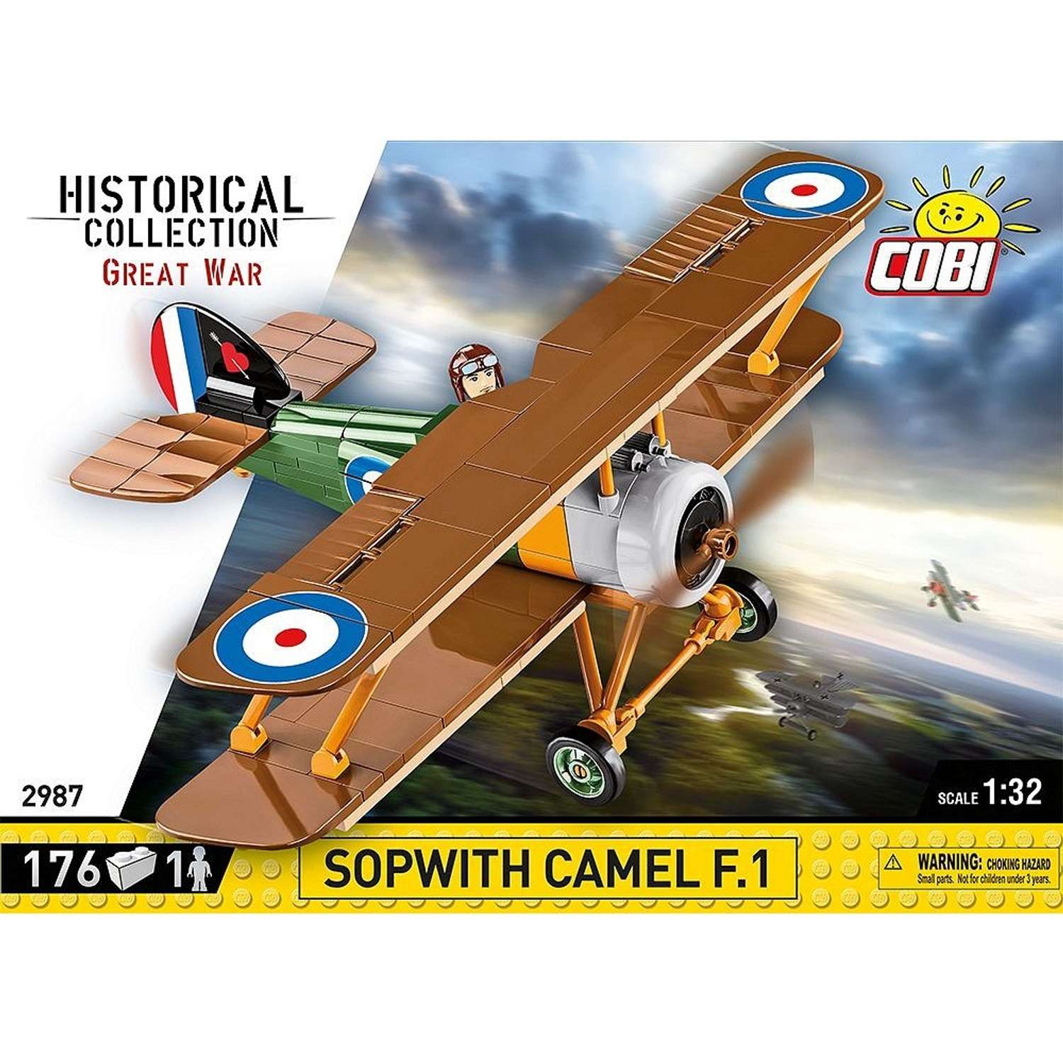 Конструктор COBI Британский истребитель Sopwith Camel F.1 - фото 9