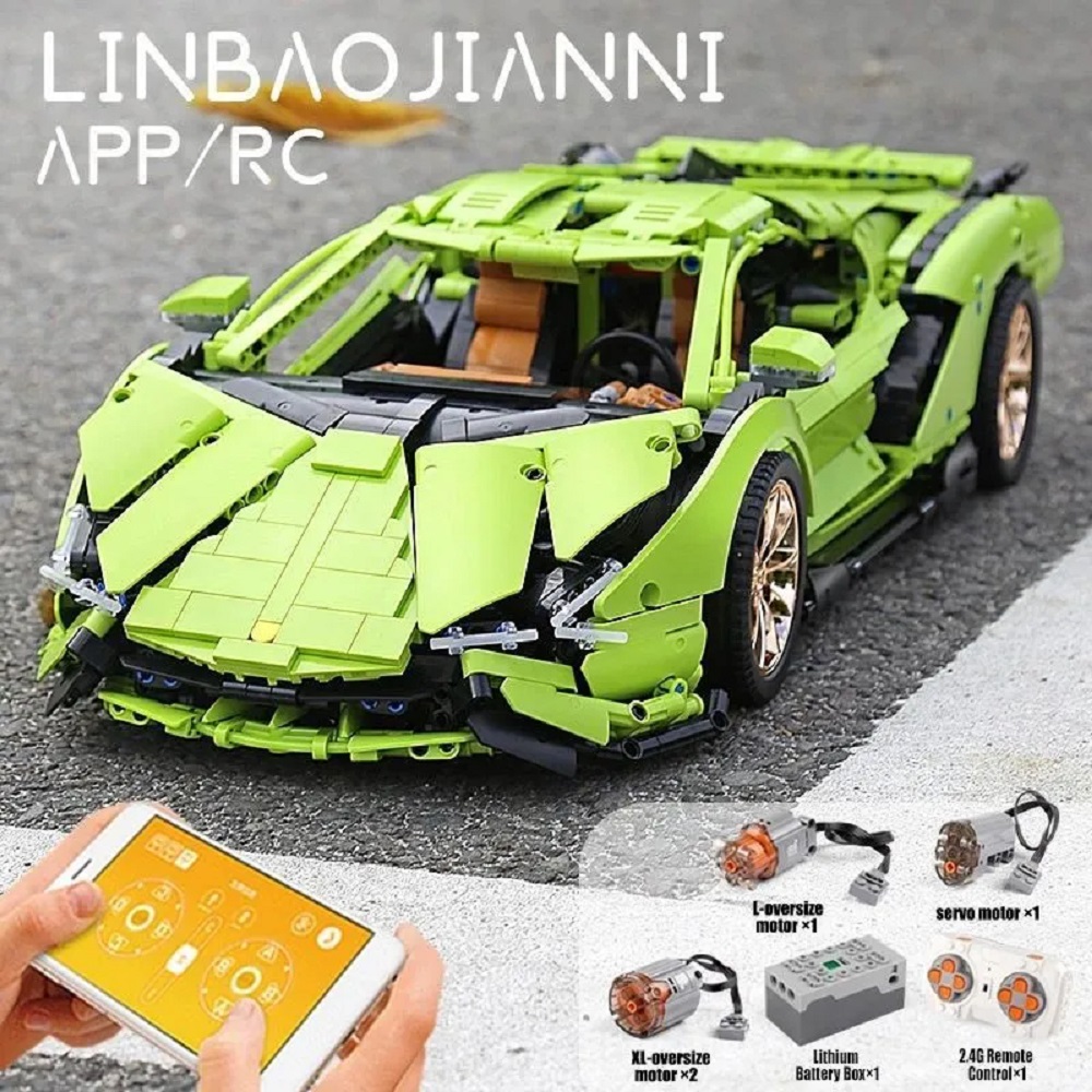 Автомобиль РУ Mould King Lamborghini Sian FKP 37 - фото 4