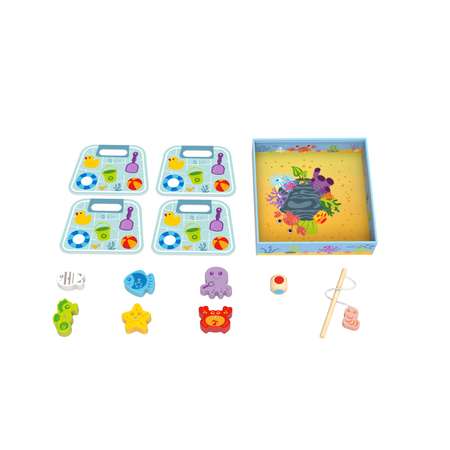 Развивающая игра Tooky Toy TK347A Морской мир с карточками