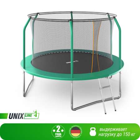 Батут каркасный Supreme 10 ft UNIX line диаметр 305 см вес до 150 кг прыжковой зоны 250 см