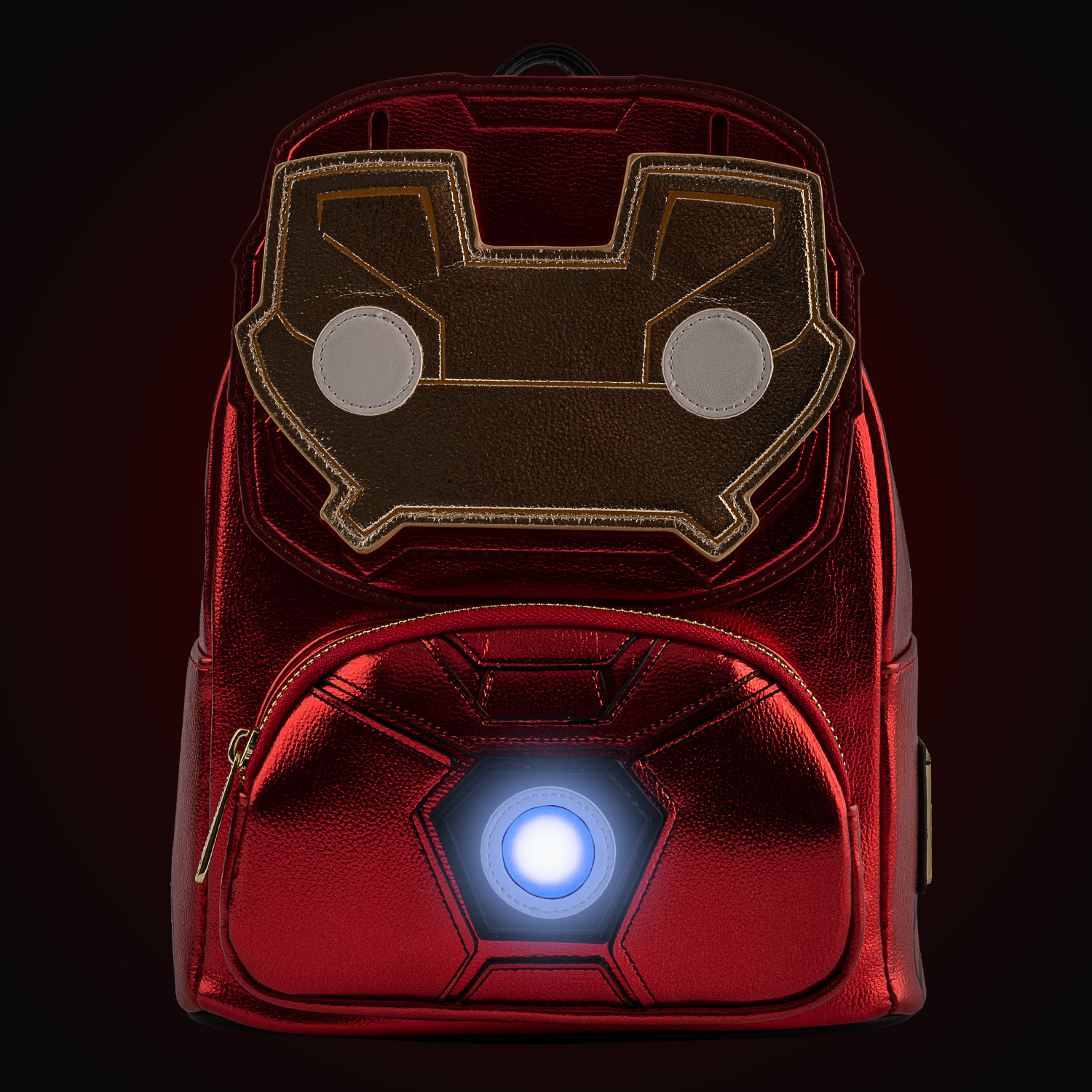 Рюкзак Funko Loungefly Marvel Ironman Light Up Mini Backpack MVBK0161 - фото 5