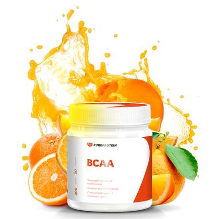 Специализированный пищевой продукт pureprotein bcaa 2 PUREPROTEIN 1 апельсин 200г