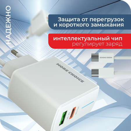 Сетевое зарядное устройство More Choice NC61a