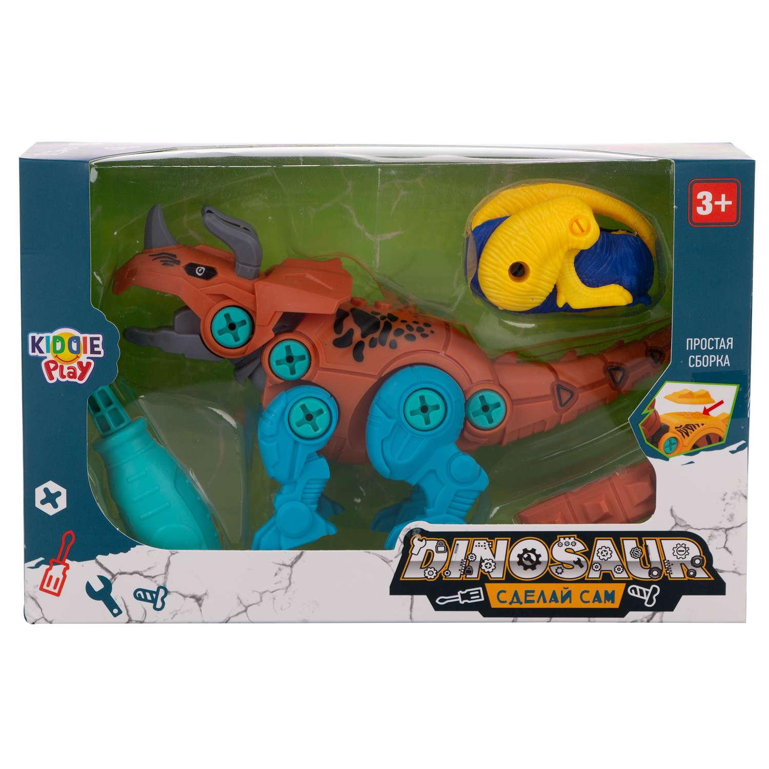 Игрушка KiddiePlay Динозавр сборный 52607_2 - фото 14