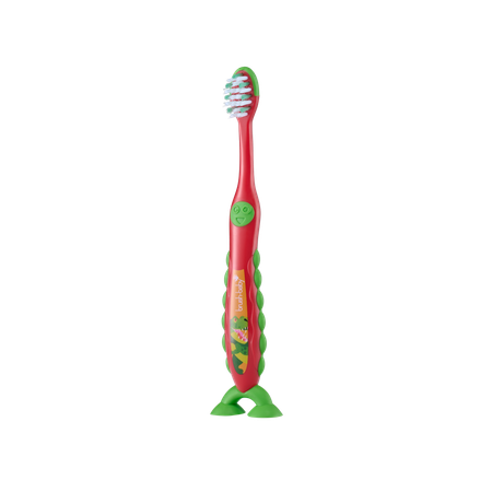 Зубная щетка Brush-Baby FlossBrush 3-6 лет Динозавр