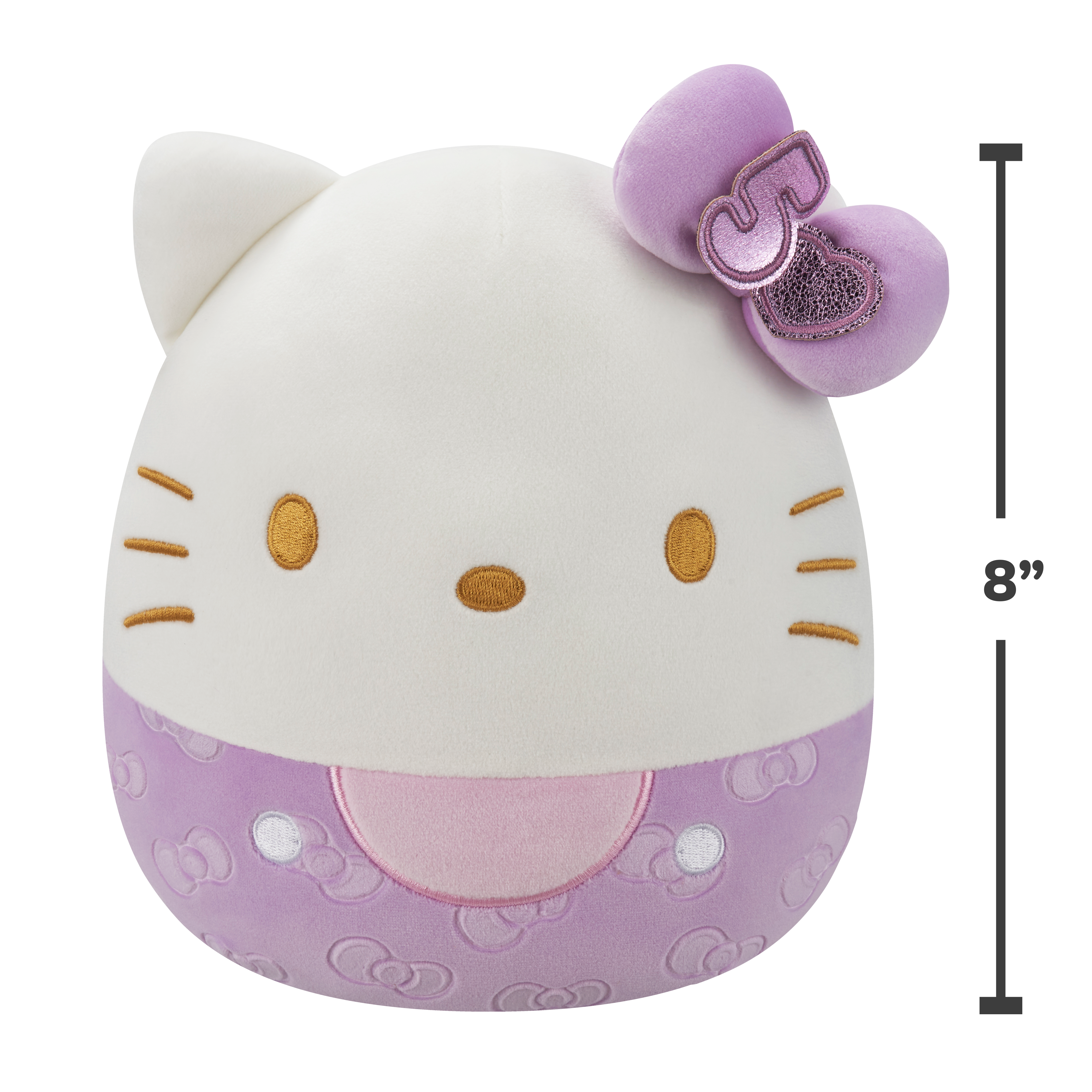 Игрушка мягкая Squishmallows Сиреневая китти - фото 6