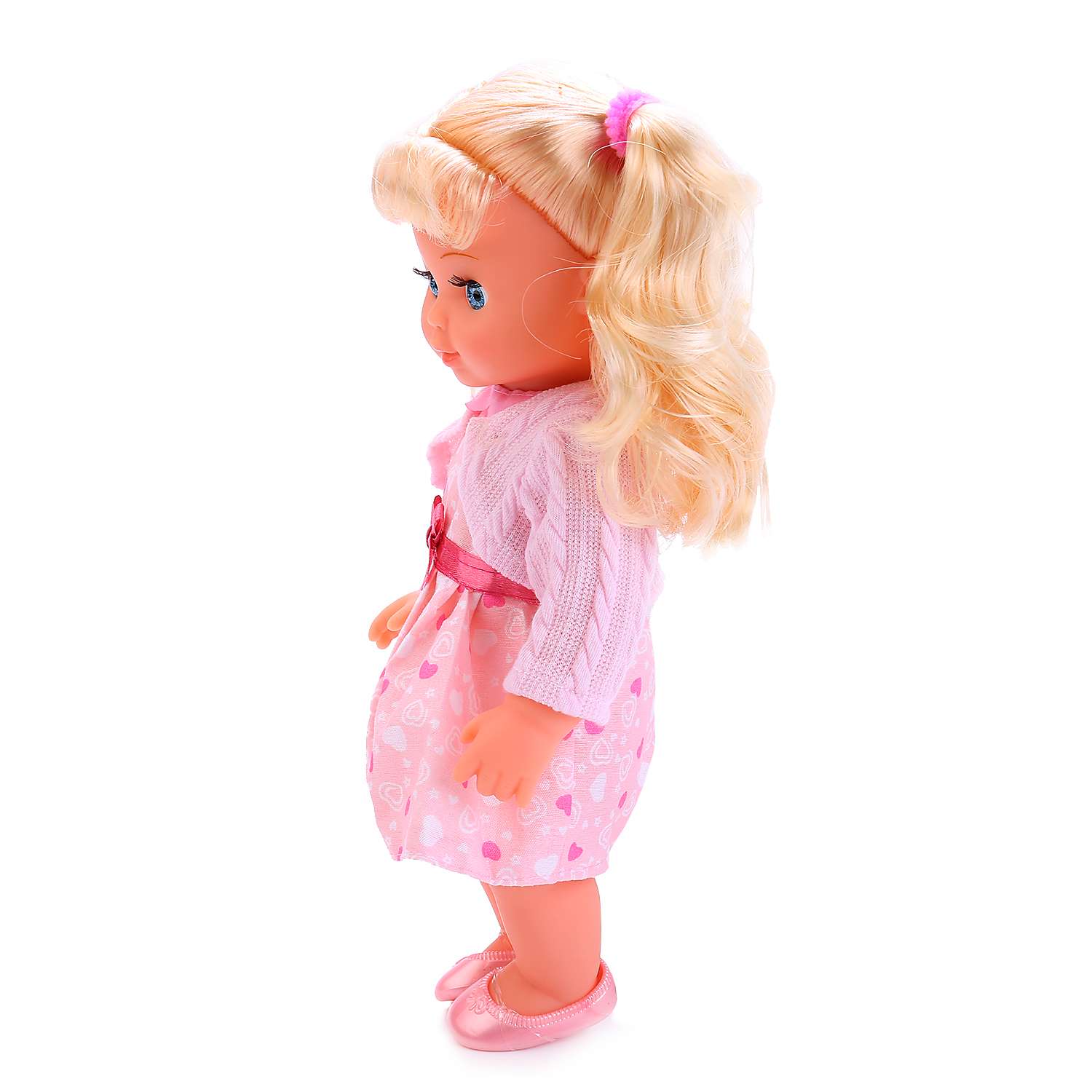 Кукла Карапуз интерактивная в розовом платье 214793 214793 - фото 4