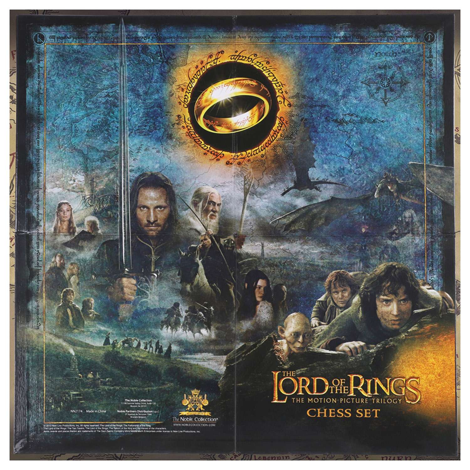 Шахматы The Lord of the Rings Битва за Средиземье 47x47 см - фото 3