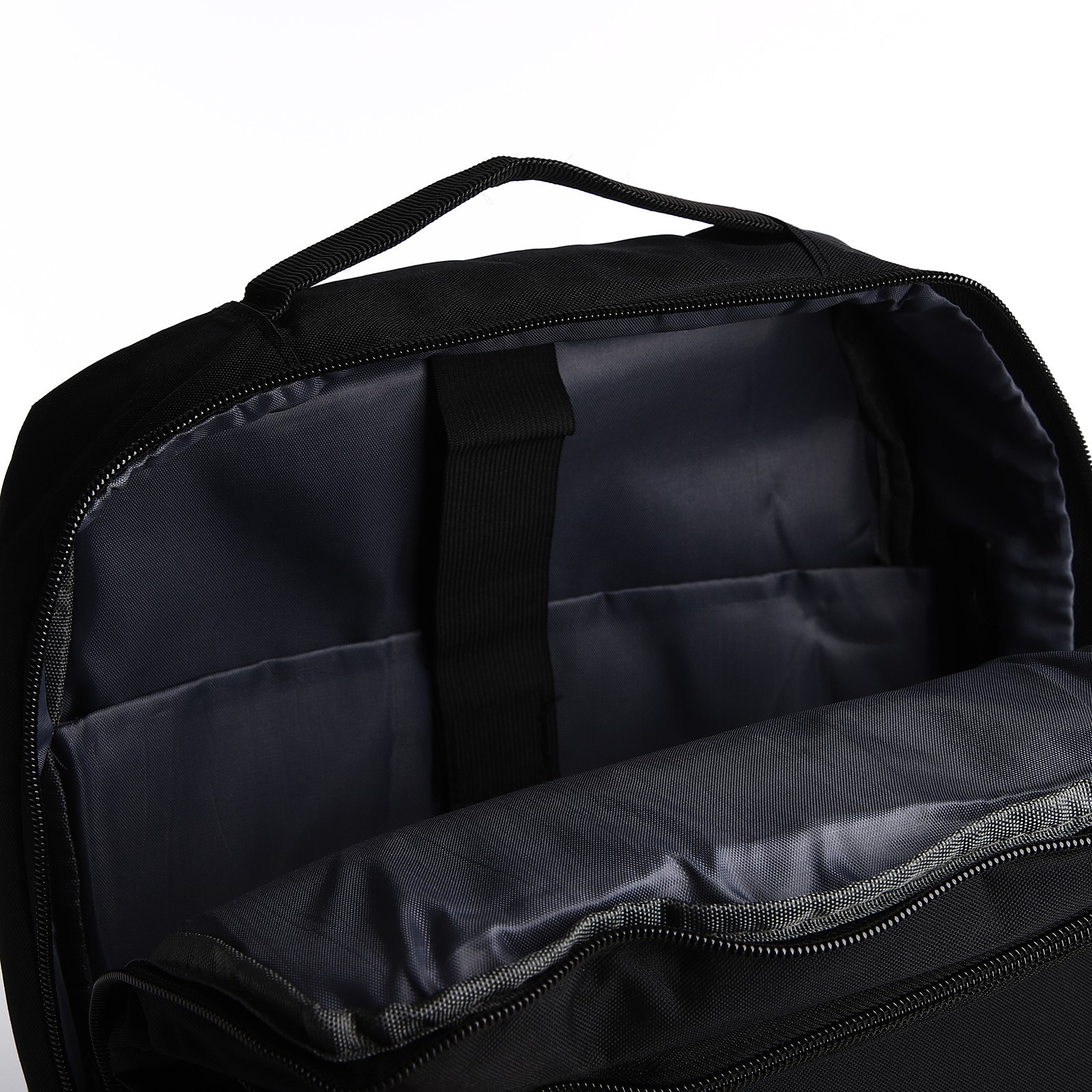 Рюкзак Sima-Land разъем для USB крепление для чемодана цвет тёмно-серый - фото 5