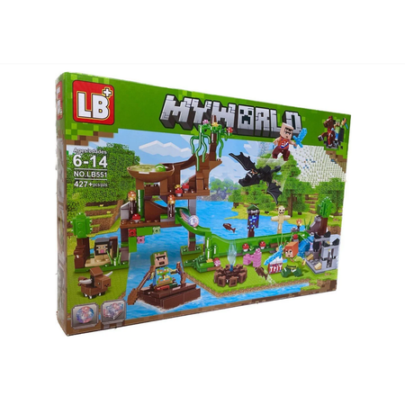 Конструктор Minecraft My World LB+ Переправа 427 деталей