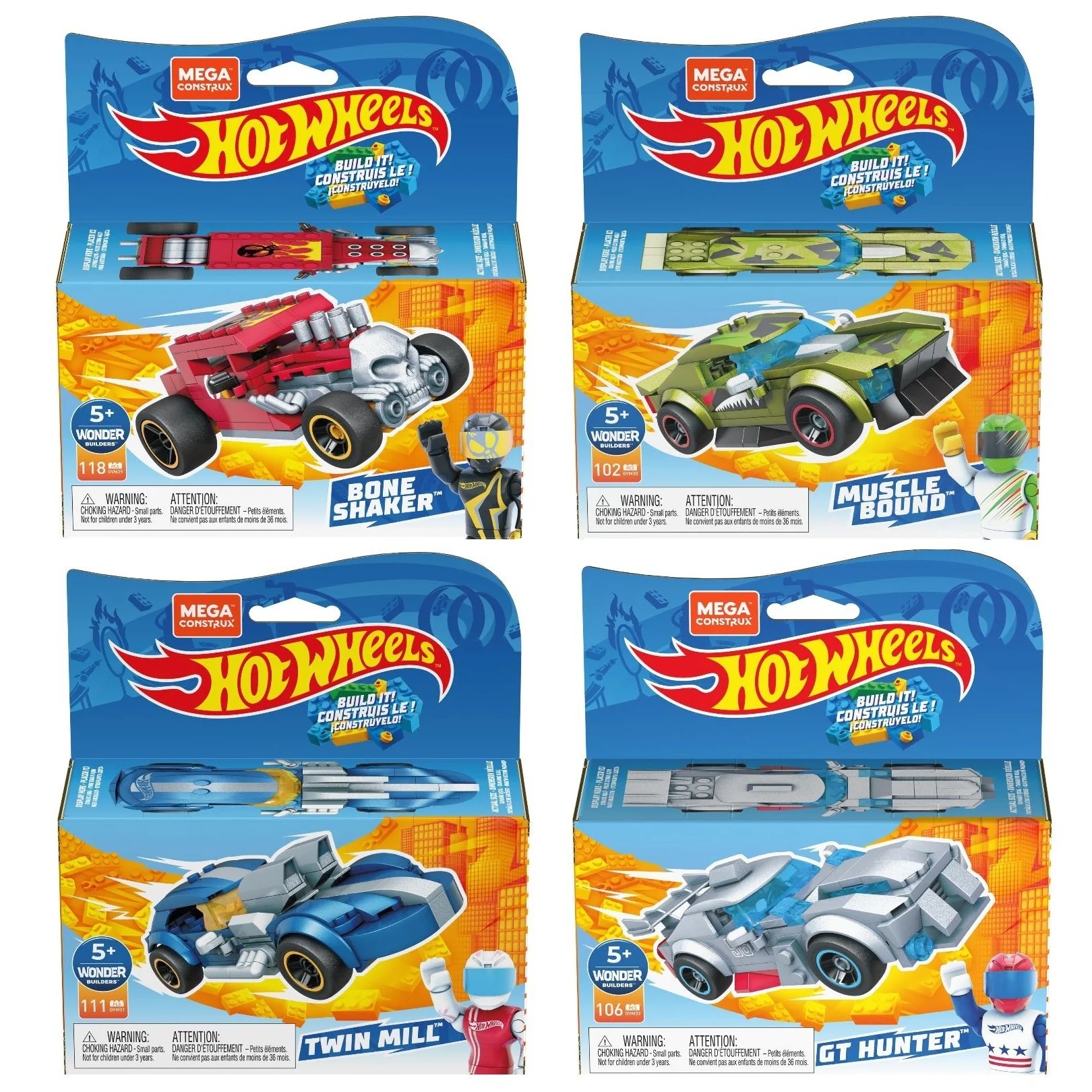 Конструктор Mega Construx Hot Wheels Rockin Racers в ассортименте GVM28 - фото 2