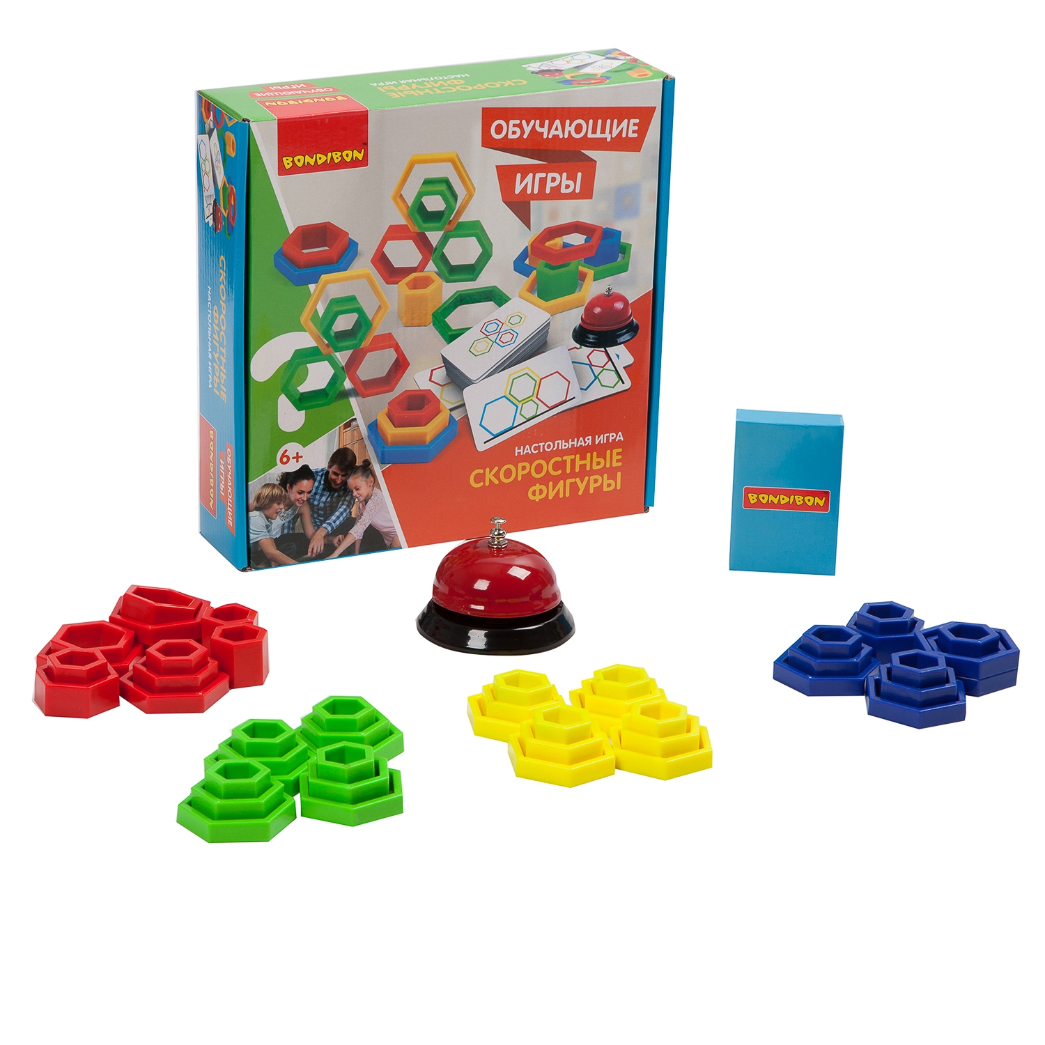 Игра обучающая Bondibon Скоростные фигуры ВВ3448 - фото 4