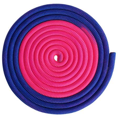 Скакалка Grace Dance гимнастическая 3м утяжеленная цвет фиолетоворозовый
